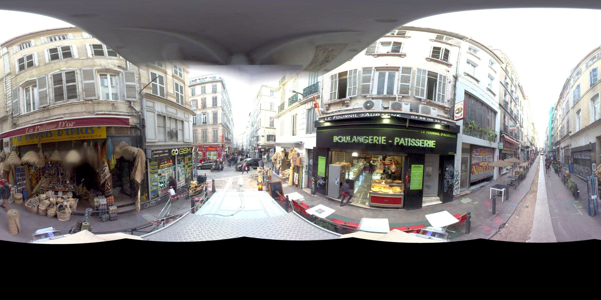 Street view near Hotel Du Centre, Noailles — © Suez (CC BY-SA · Mapillary)
