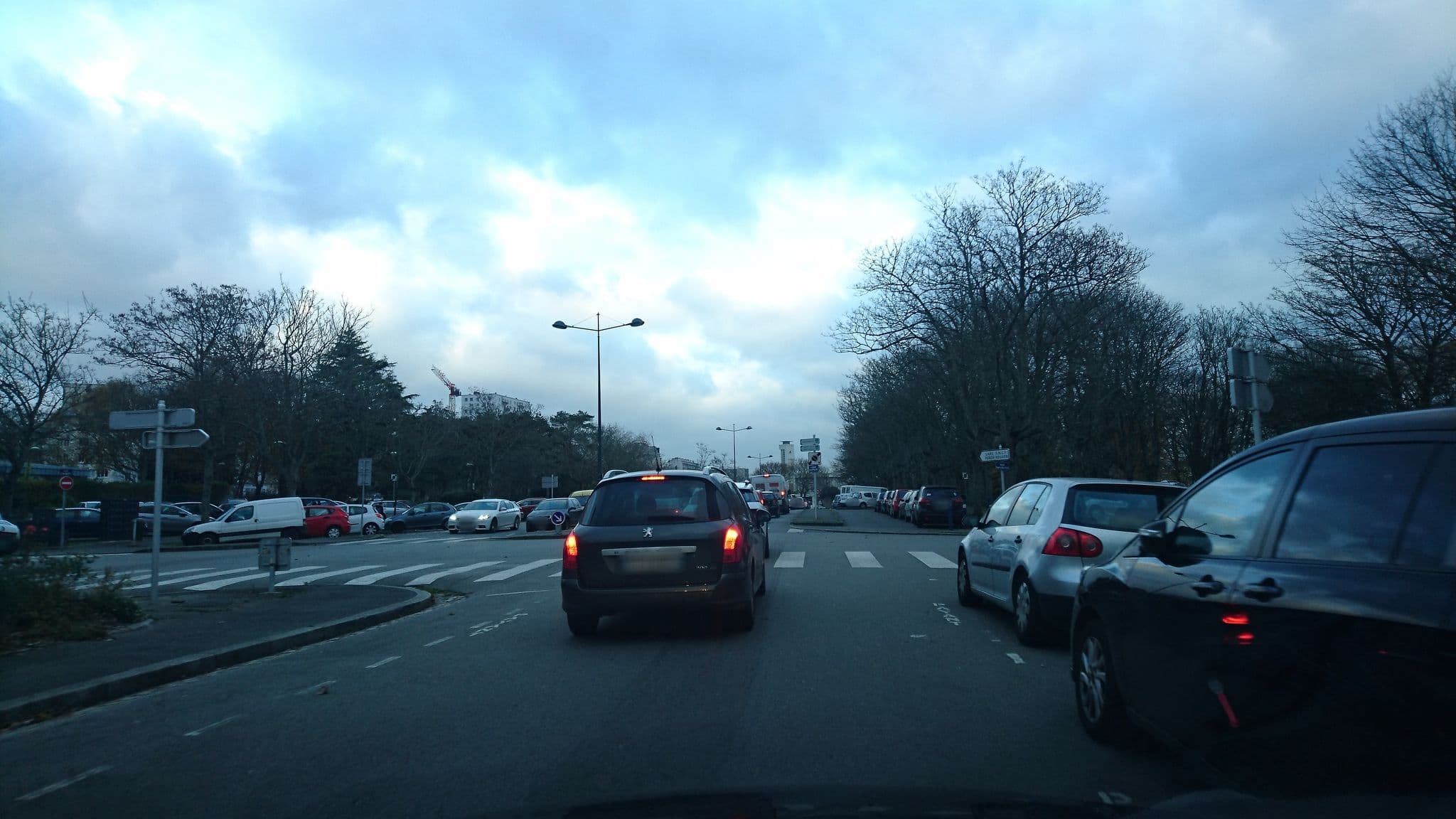 Street view near Cit'Hotel Agena, Brest — © ljbouere (CC BY-SA · Mapillary)