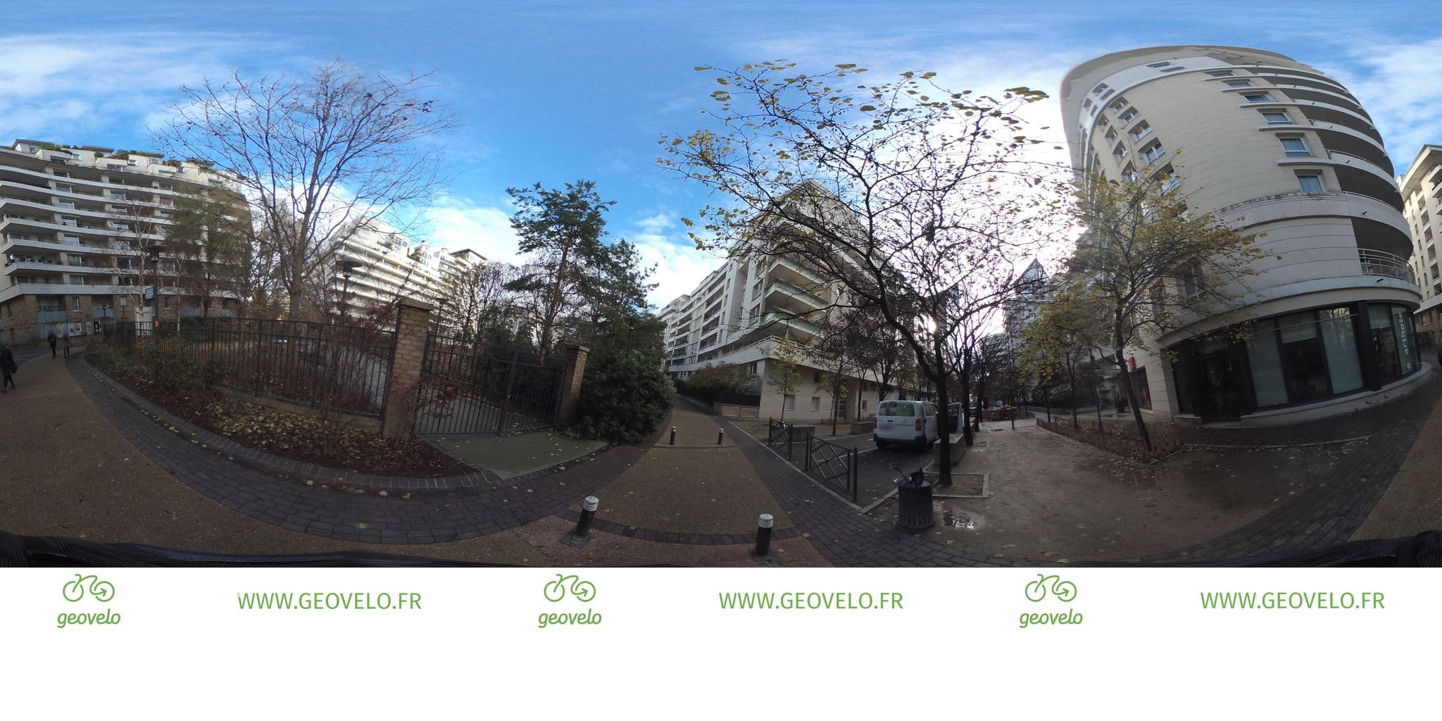 Street view near Hôtel Aparthotel Adagio La Défense Le Parc, La Defense — © simon_geovelo (CC BY-SA · Mapillary)