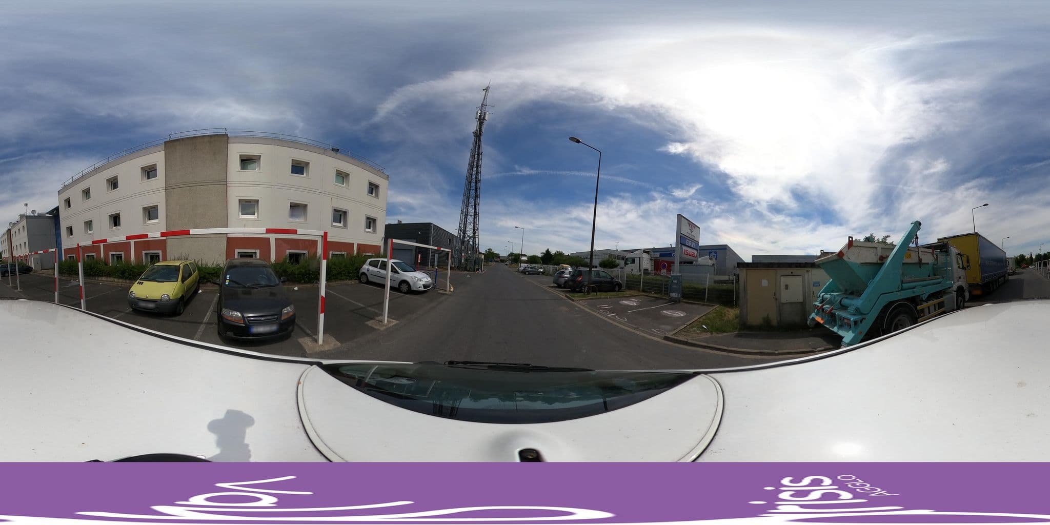 Street view near B&B HOTEL Cergy Pierrelaye, Pierrelaye — © sigCAVP (CC BY-SA · Mapillary)