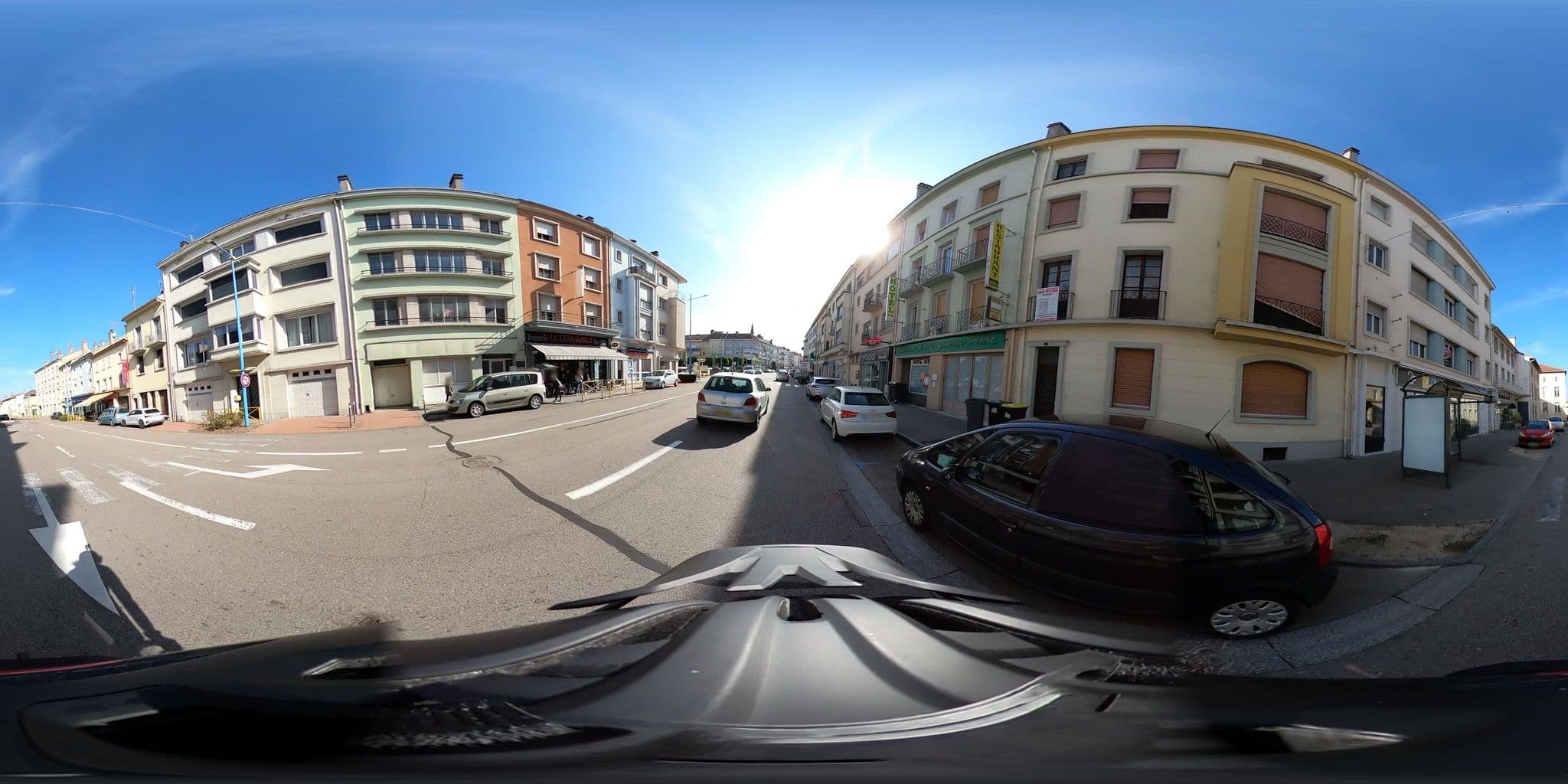 Street view near Hotel restaurant le carpinien 88130 charmes les vosges, Charmes — © andrianjakavah (CC BY-SA · Mapillary)