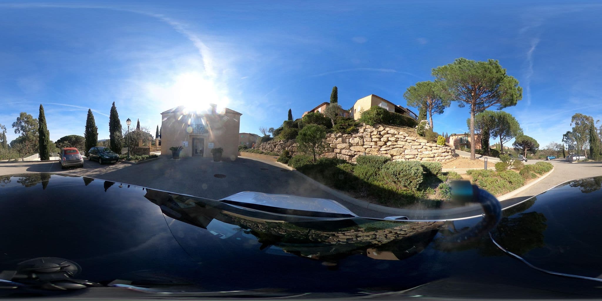 Street view near Appart'Hotel Garden & City - Les Bastides de Grimaud, Grimaud — © sogefi (CC BY-SA · Mapillary)