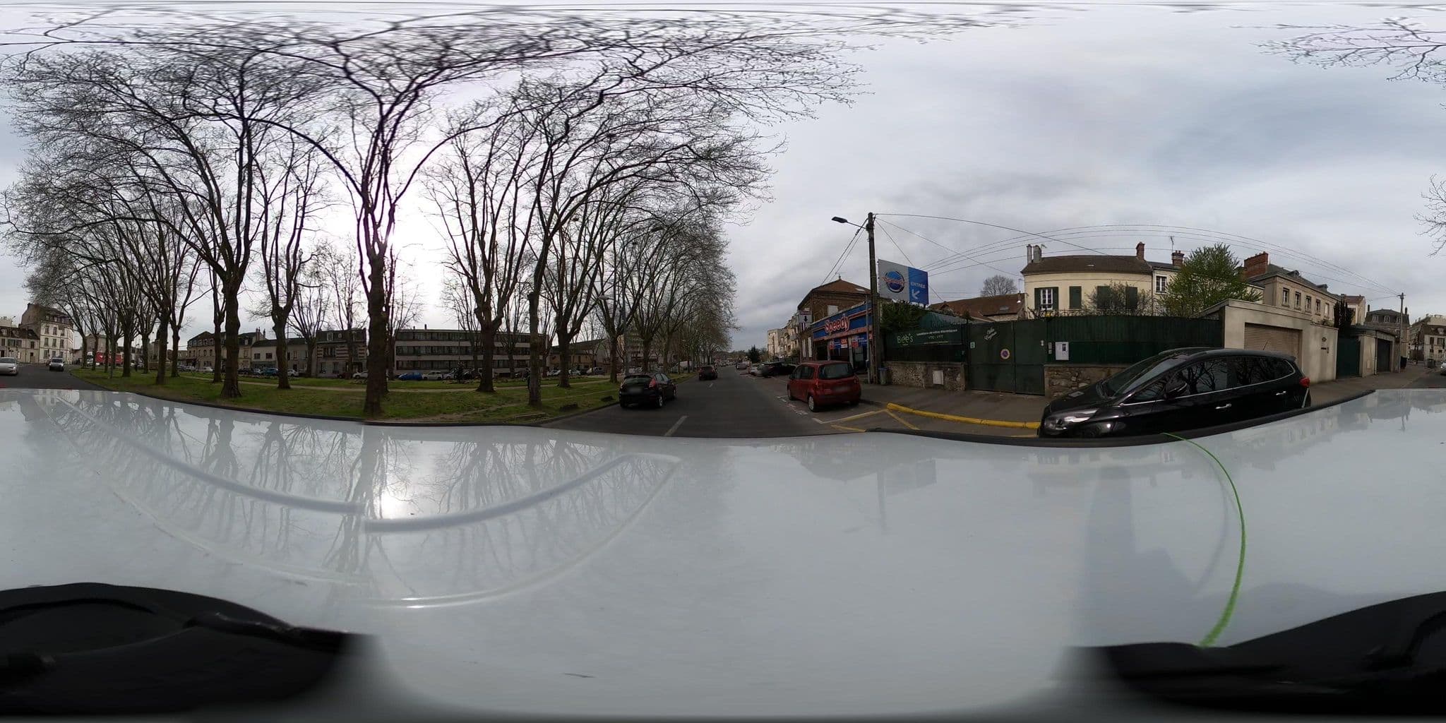 Street view near Villa Eugénie, Gîtes & Chambres d’Hôtes, Crash Pad, Melun — © gobomap77 (CC BY-SA · Mapillary)