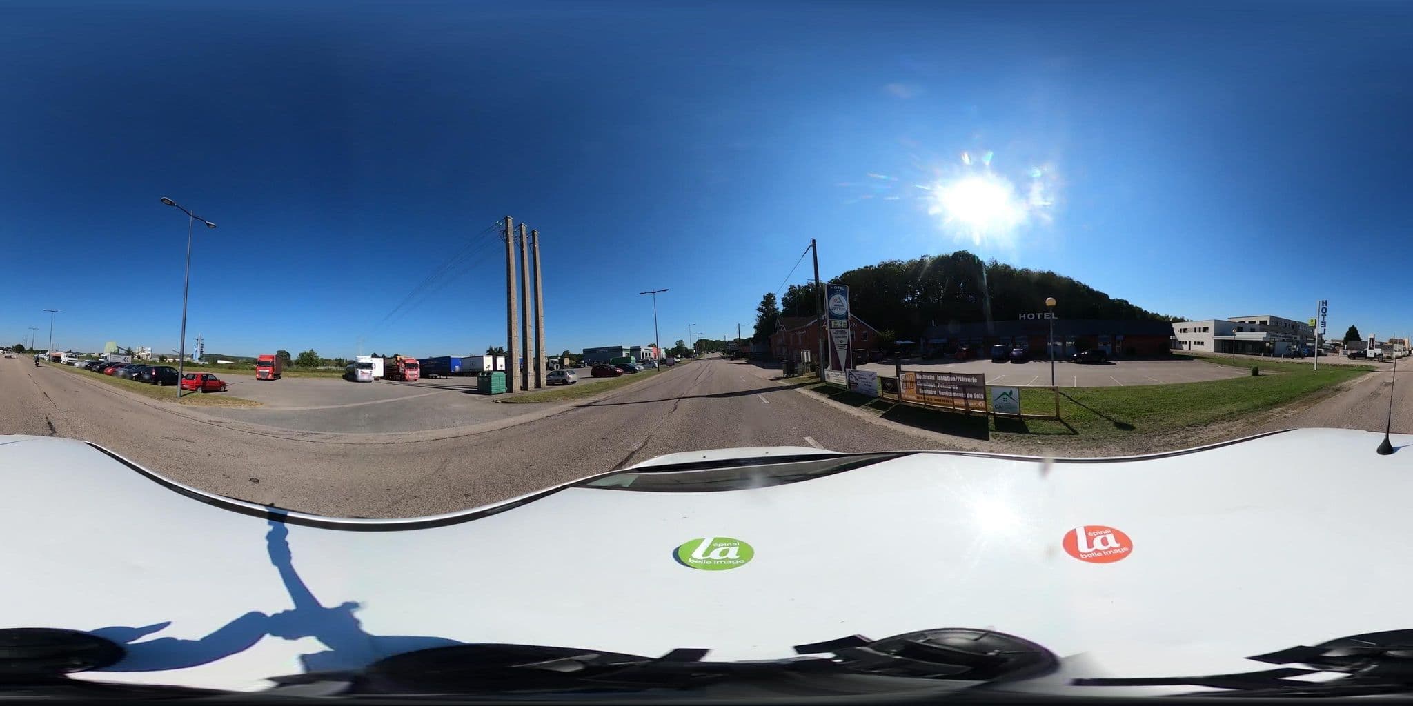 Street view near Logis Hôtel Atrium EPINAL / GOLBEY, Golbey — © andrianjakavah (CC BY-SA · Mapillary)