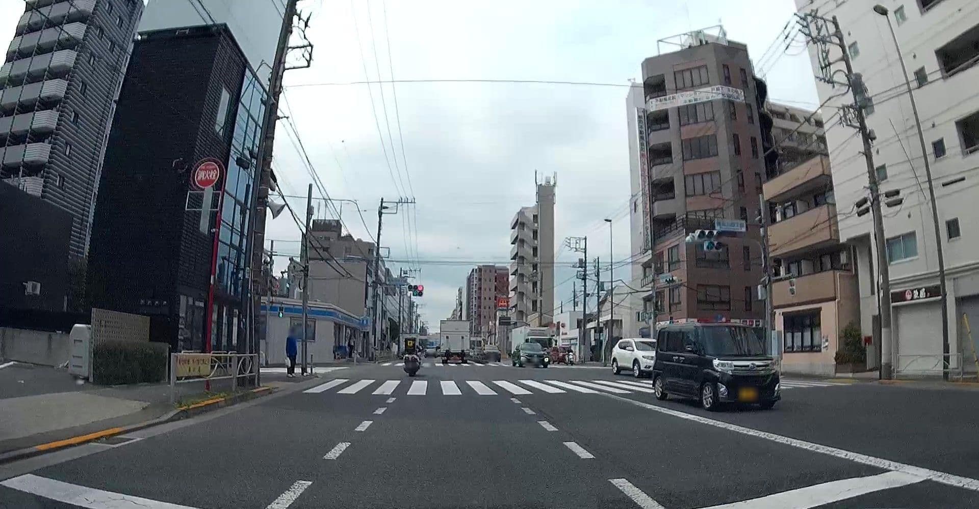 Street view near Bamba Hotel 一棟貸し, Tennōzu — © caesium (CC BY-SA · Mapillary)