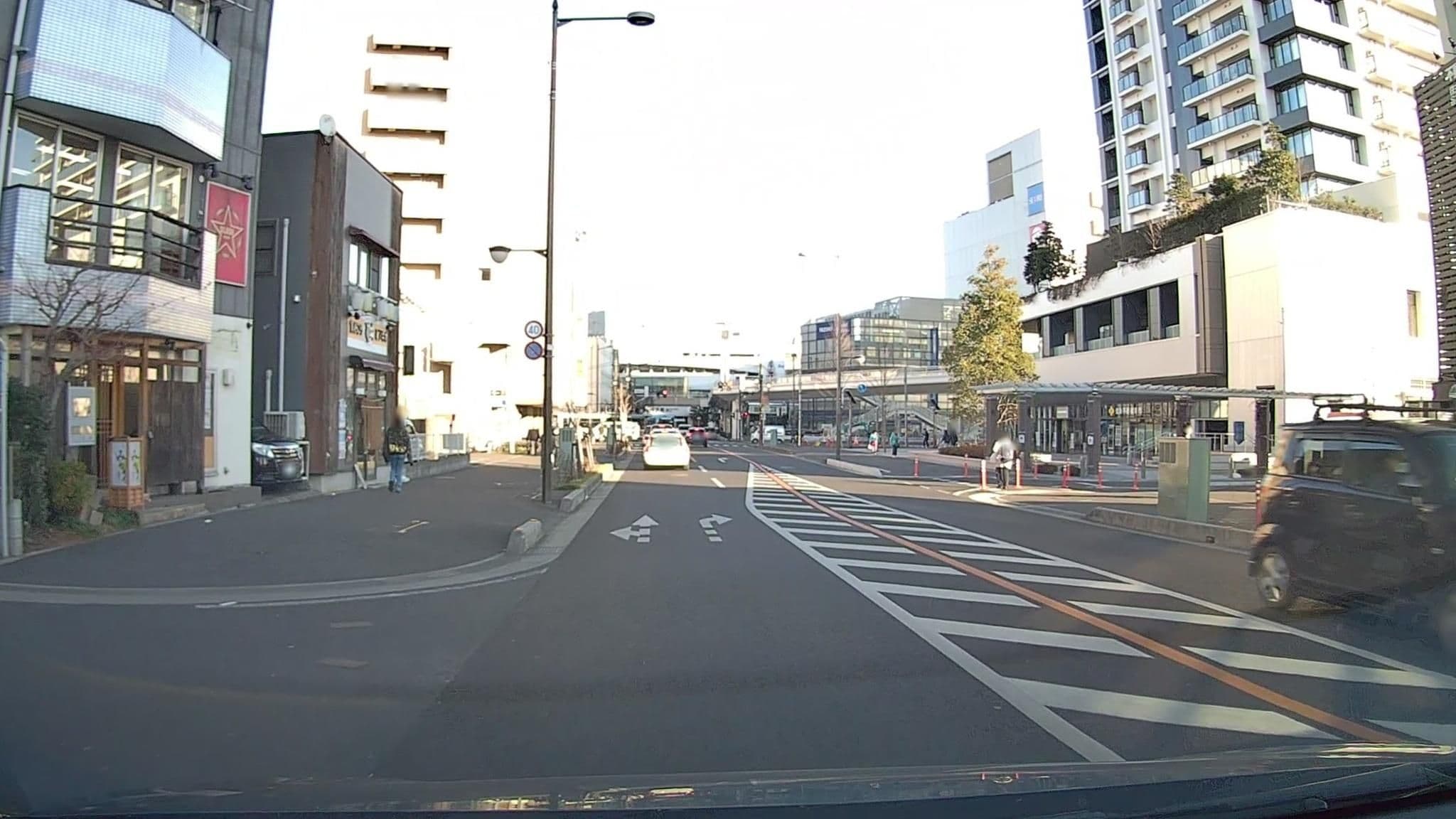 Street view near 東横INN所沢駅西口, Nishitokorozawa — © mzaki (CC BY-SA · Mapillary)
