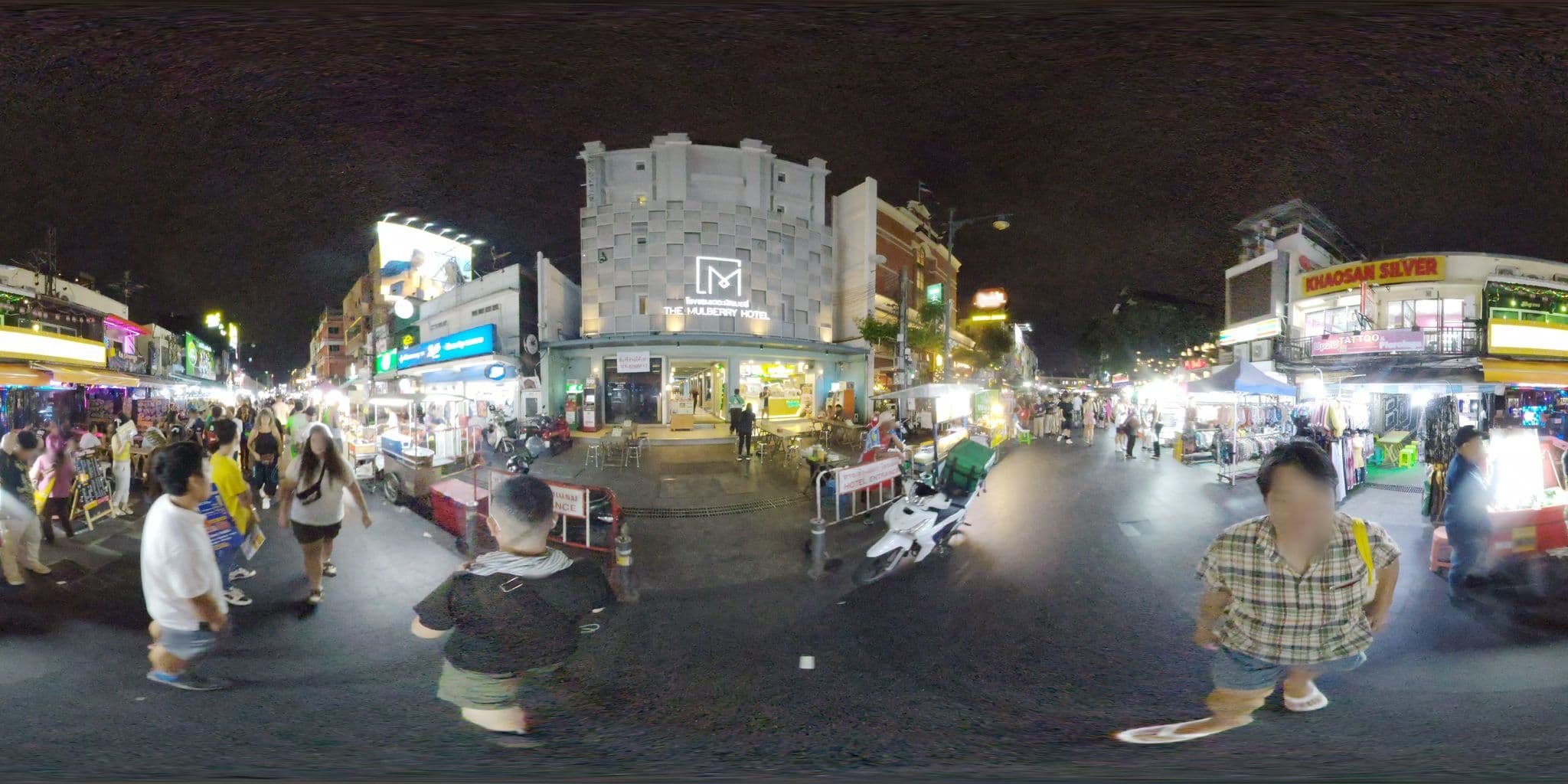 Street view near The Mulberry Hotel Bangkok Khaosan Road, Bangkok — © mapconcierge (CC BY-SA · Mapillary)
