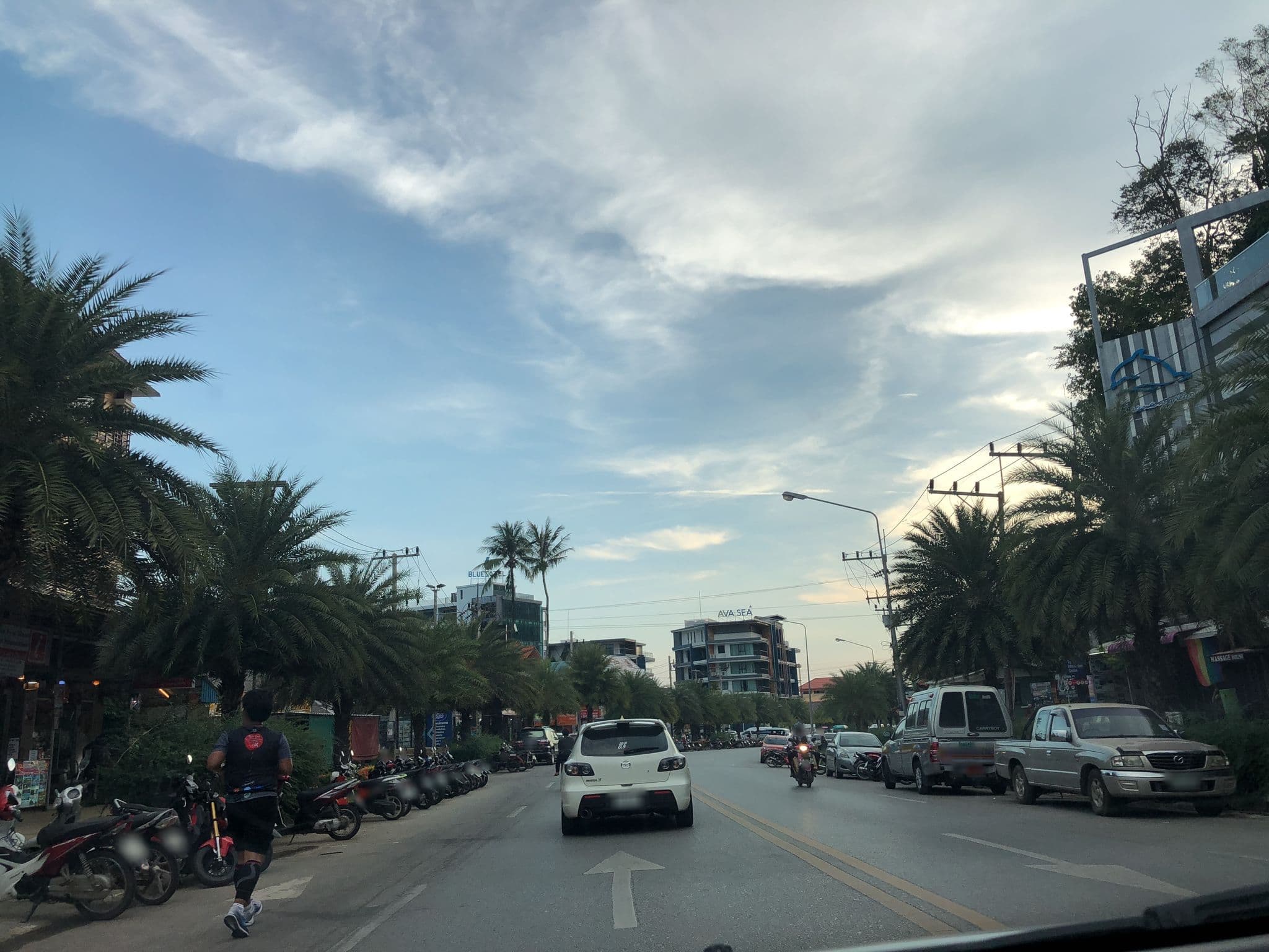 Street view near Phranangplace​ Hotel, Ban Ao Nang
