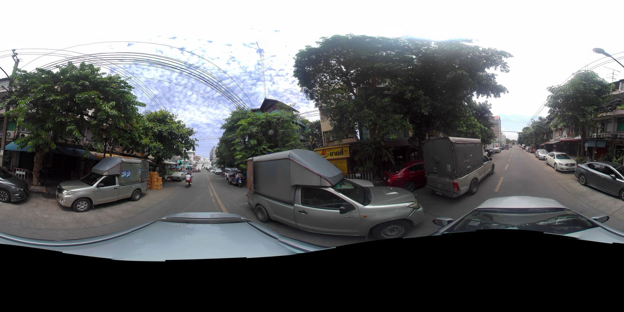 Street view near Sawatdee Guesthouse the Original, Phra Nakhon