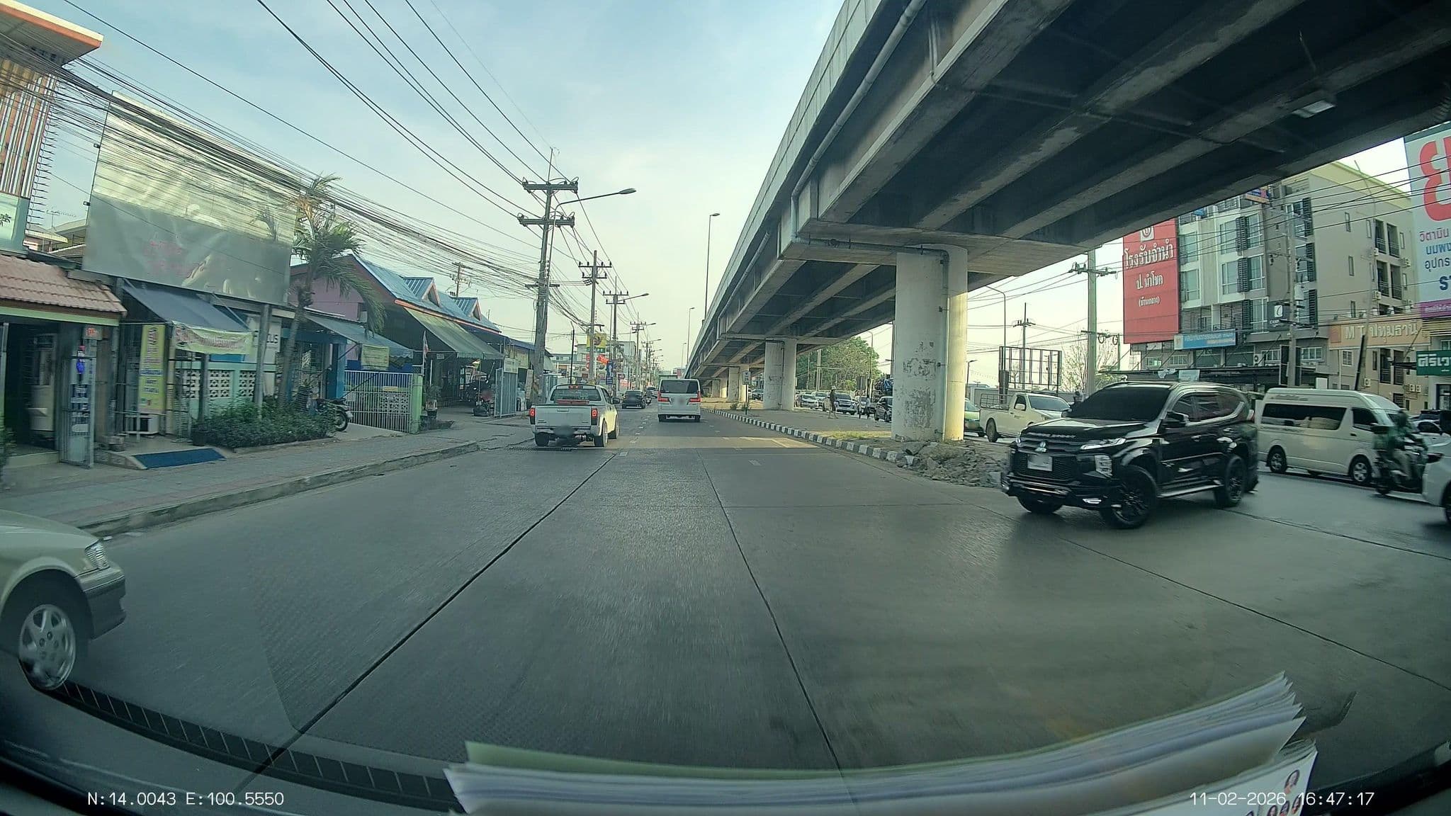 Street view near Campagne Hotel and Residence, Ban Bang Kadi — © ThailandCambodia (CC BY-SA · Mapillary)