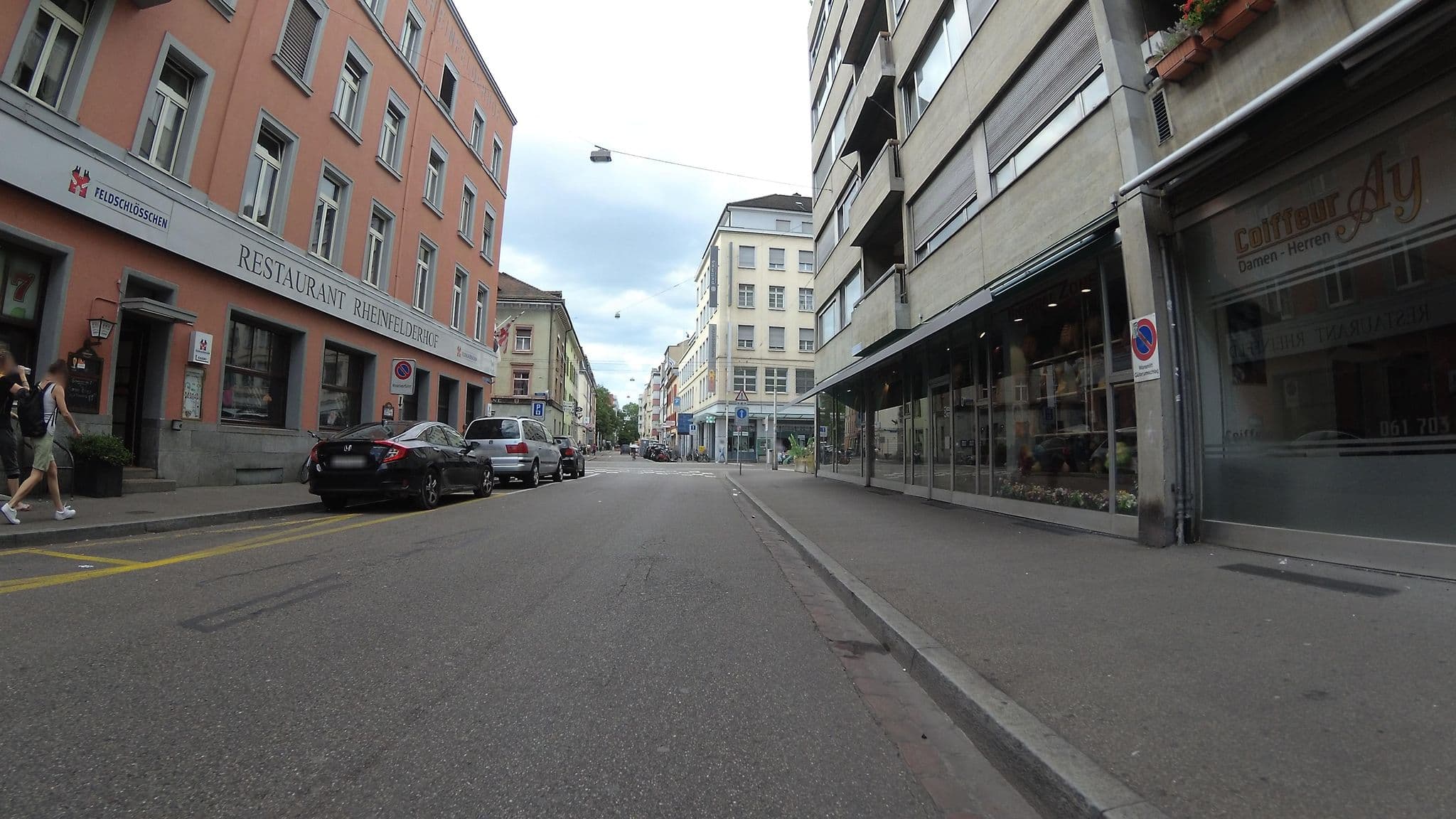 Street view near Rheinfelder Hof, Basel — © teddy73 (CC BY-SA · Mapillary)
