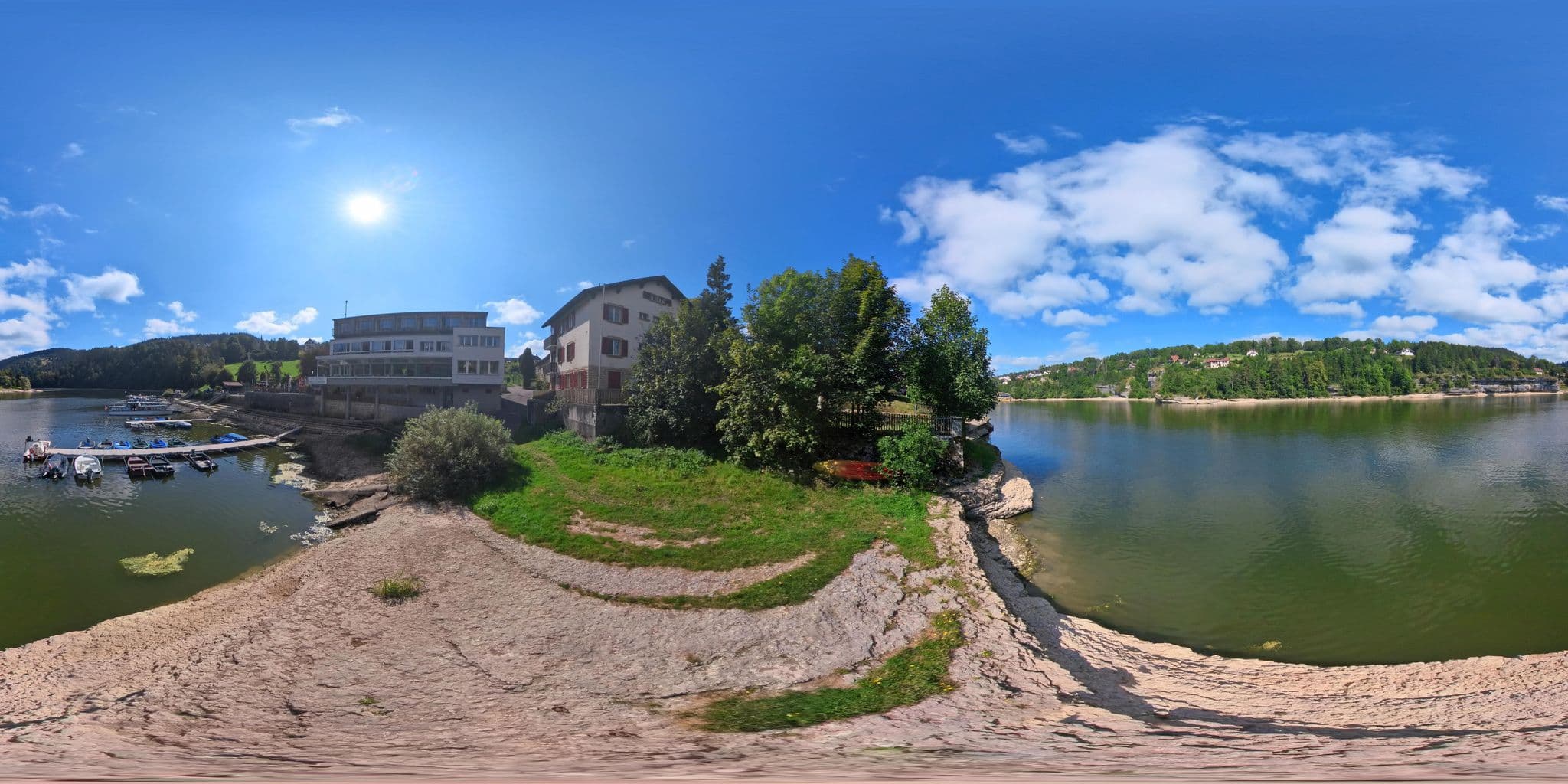 Street view near Les Rives du Doubs, Les Brenets — © arrow360 (CC BY-SA · Mapillary)