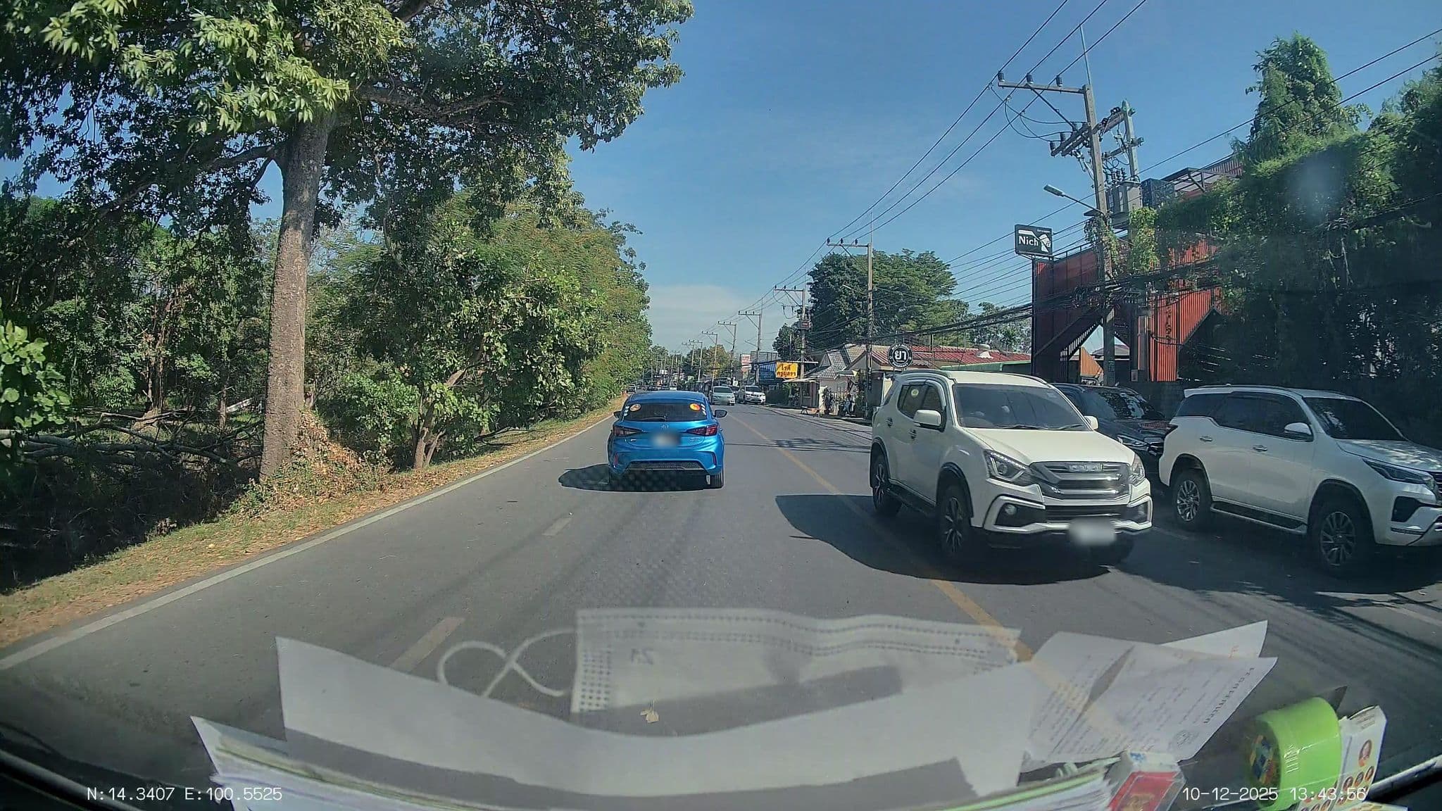 Street view near Nicha@Ayutthaya, Phra Nakhon Si Ayutthaya