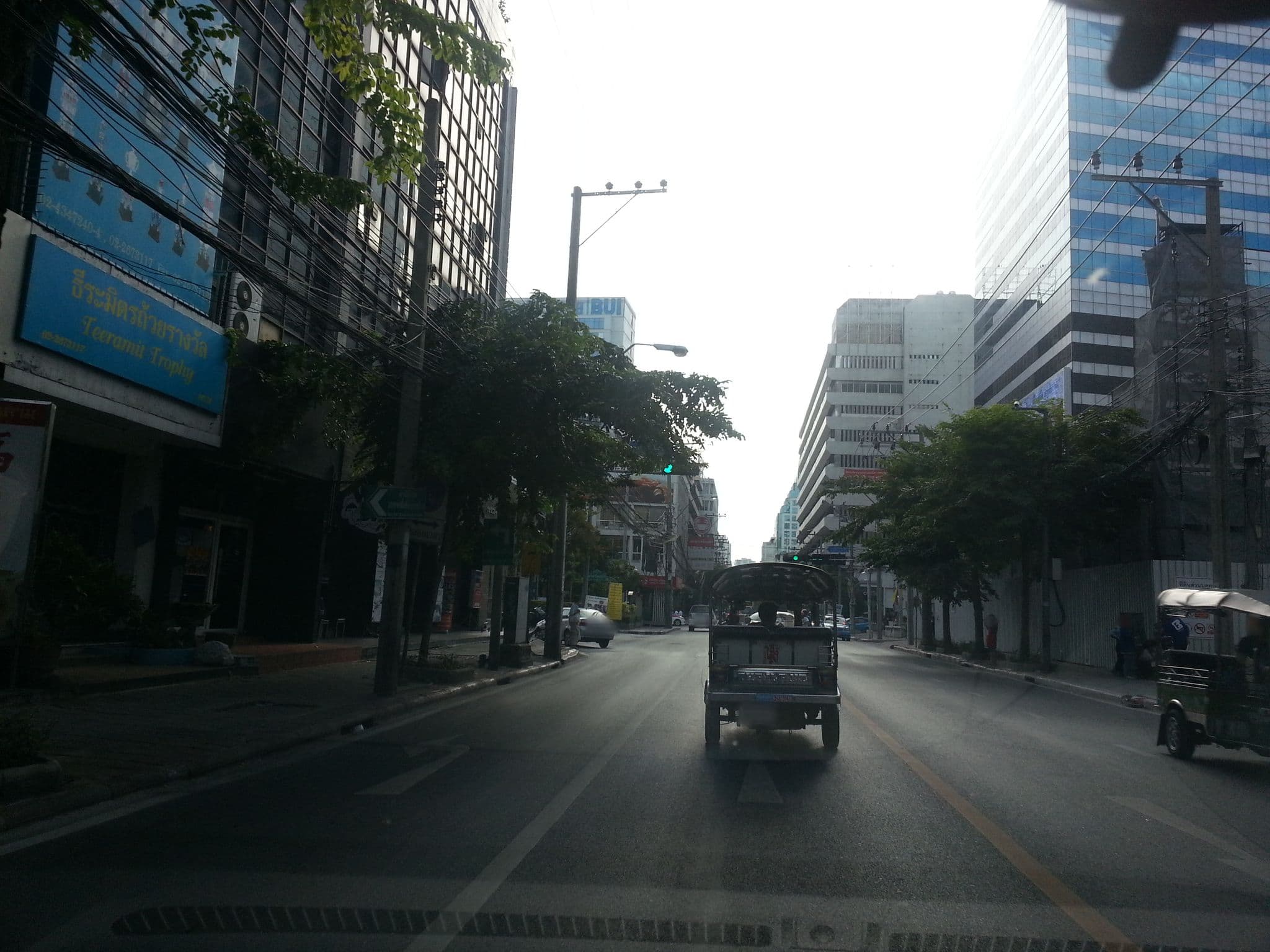Street view near Amara Bangkok Hotel, Bang Rak