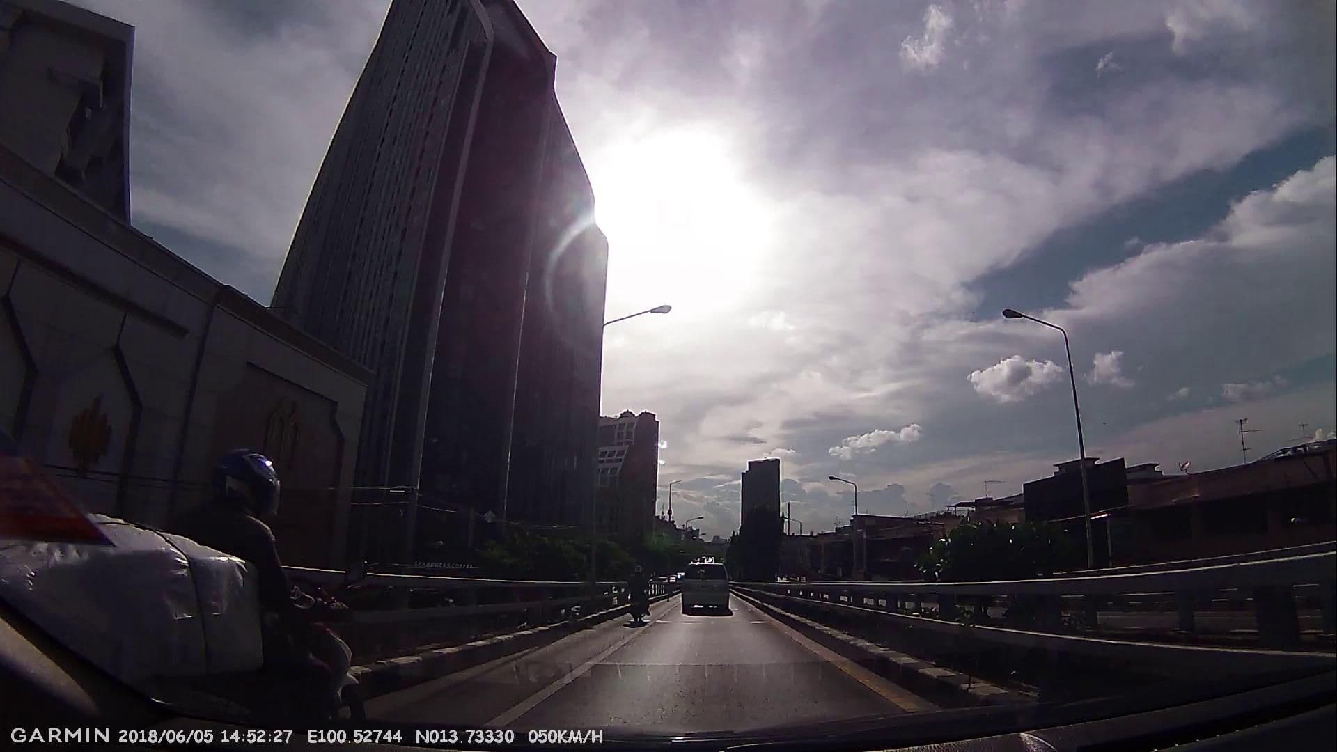 Street view near Mandarin Hotel Bangkok, managed by Centre Point, Bang Rak