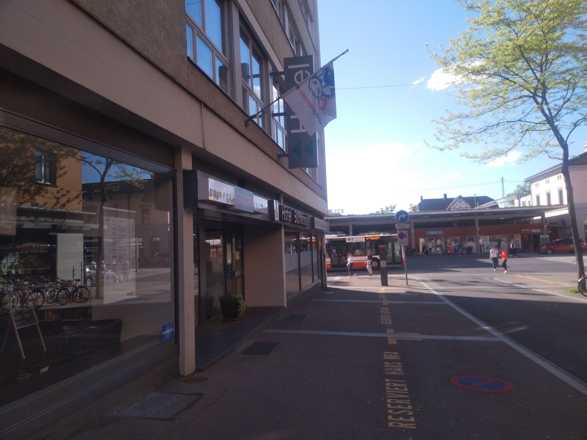 Street view near Hotel Blumenstein, Frauenfeld — © pablopita (CC BY-SA · Mapillary)