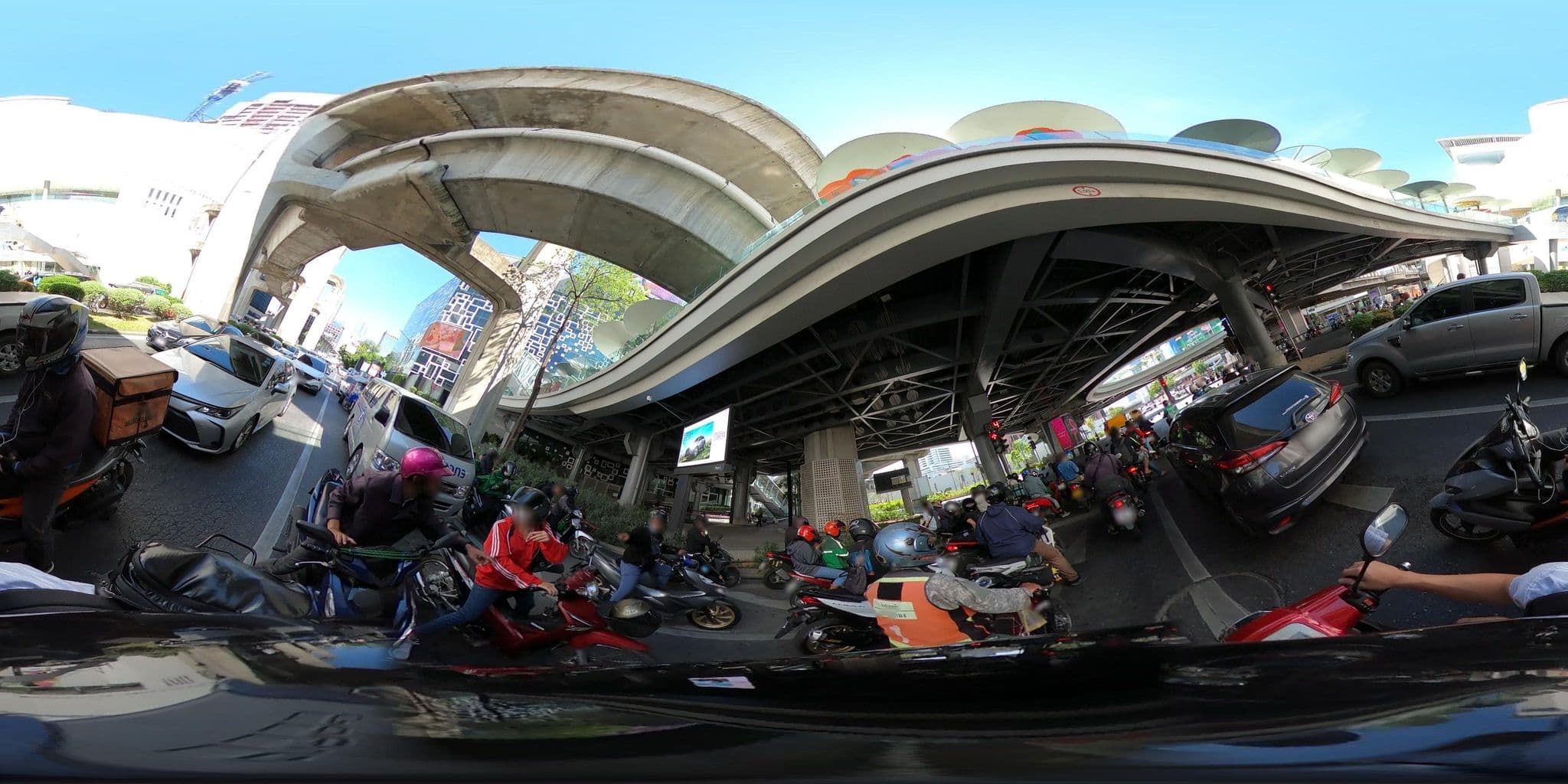 Street view near Punica, Sathorn — © NatchaponJ (CC BY-SA · Mapillary)