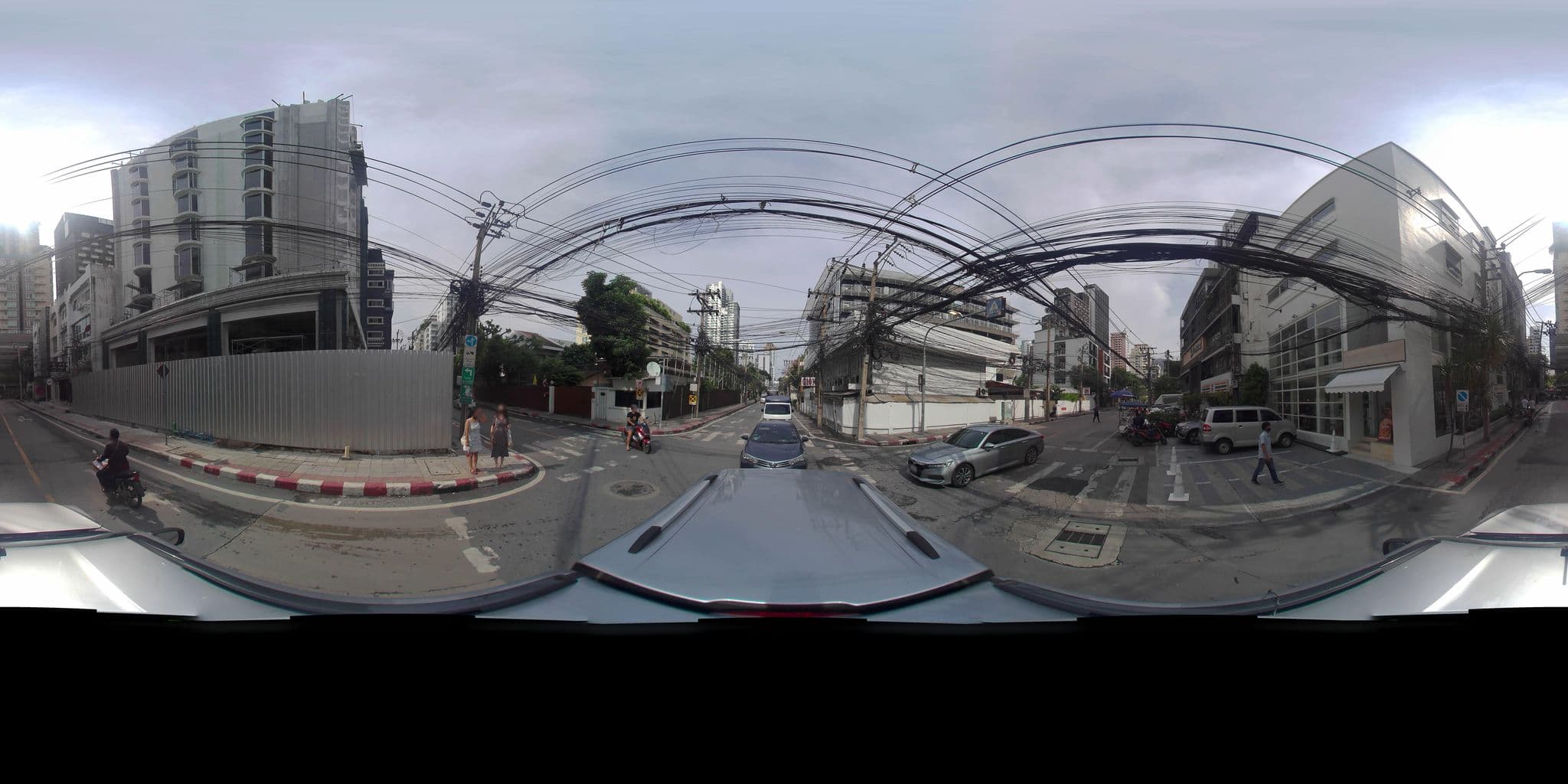 Street view near Serviced Apartments, Watthana