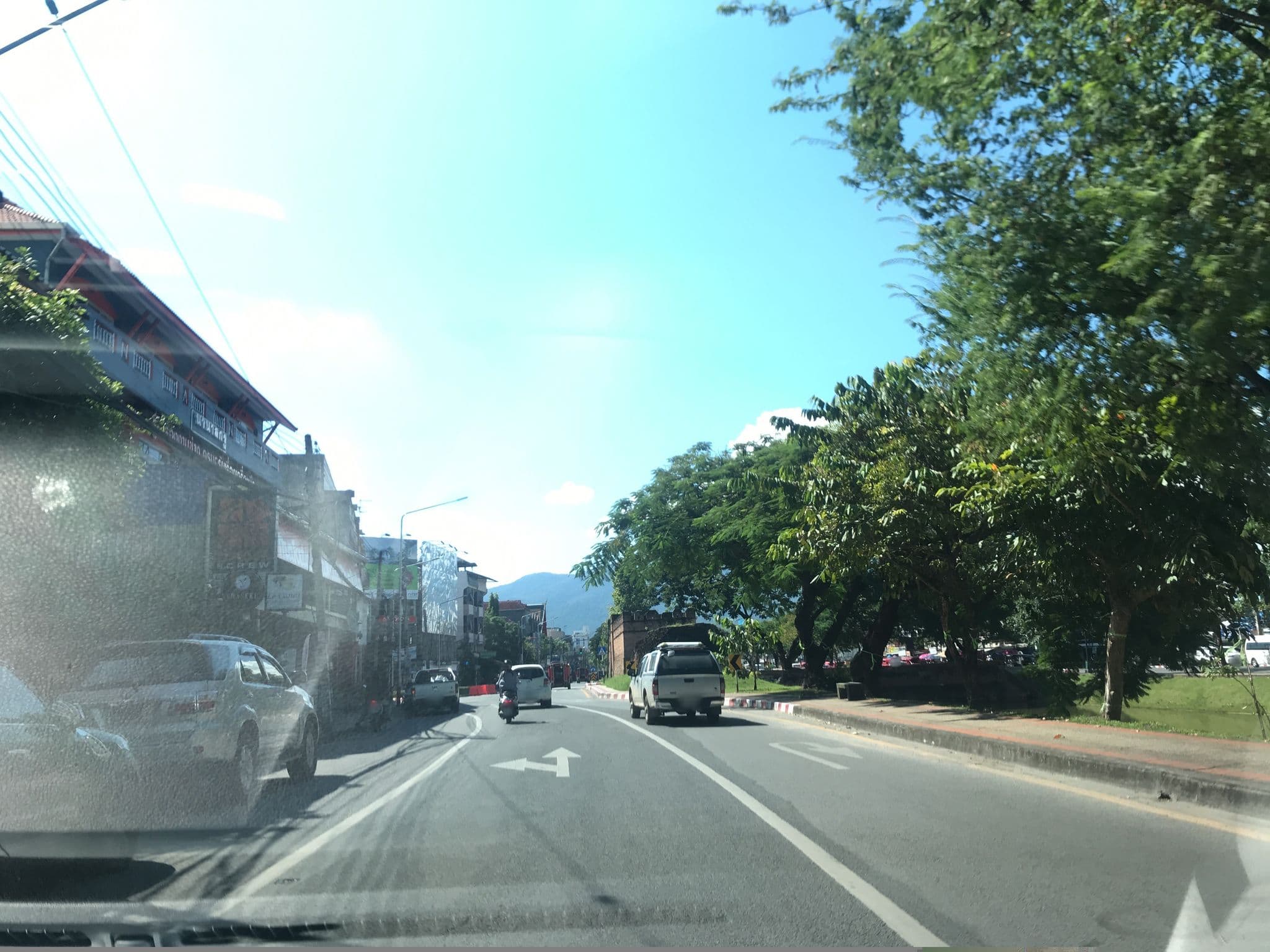 Street view near Roseate Hotel Chiangmai, Chiang Mai