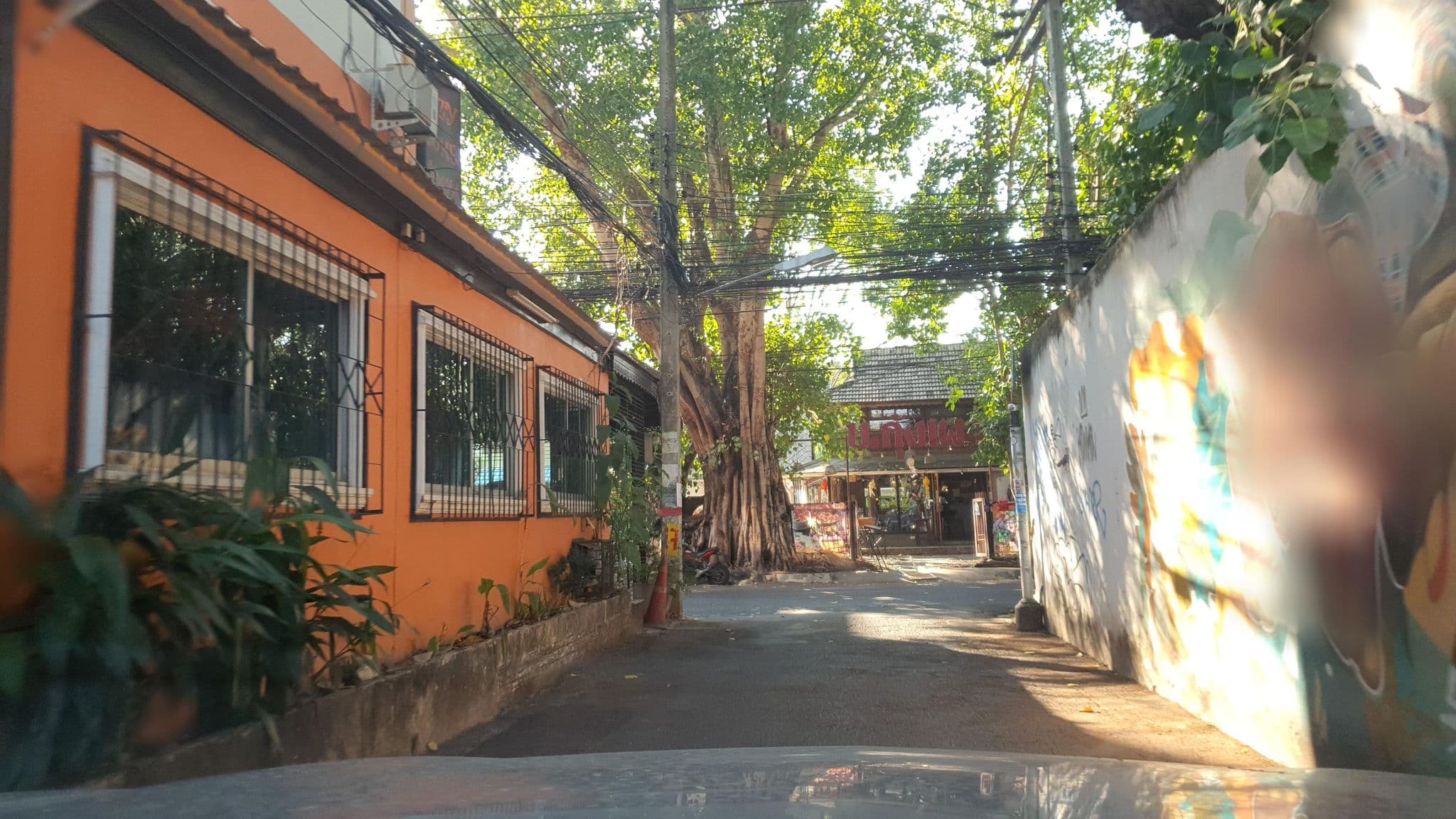 Street view near Blue Dream Cannabis Hotel & Dispensary, Chiang Mai