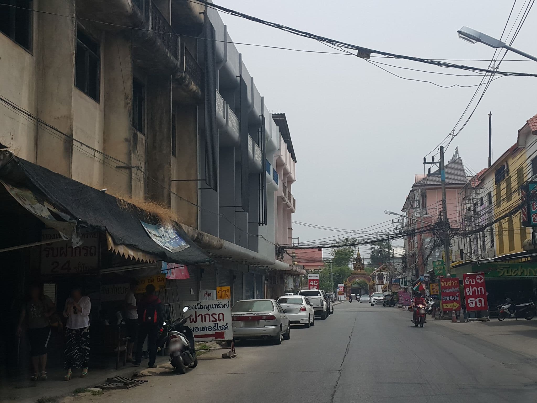 Street view near The Y Smart Hotel, Chiang Mai