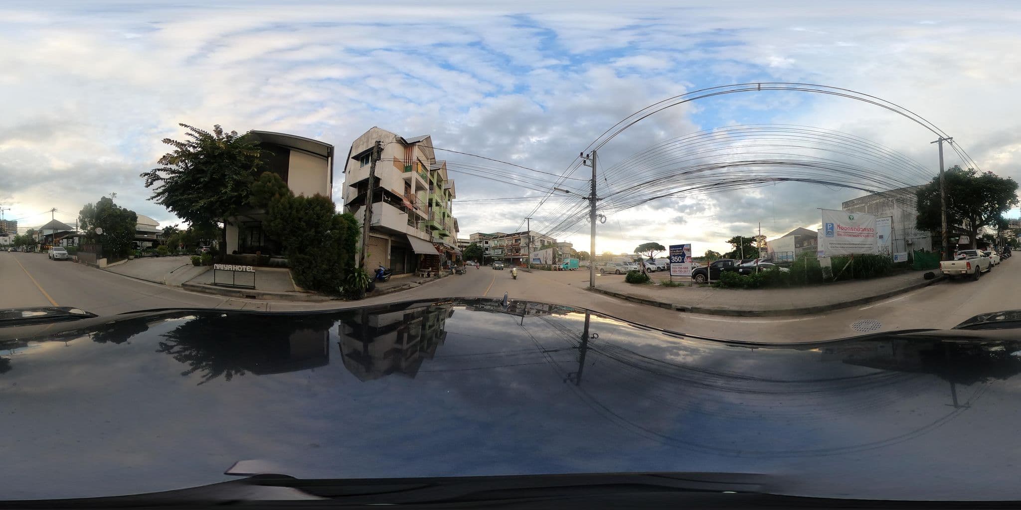 Street view near Nai Ya Hotel, Chiang Rai