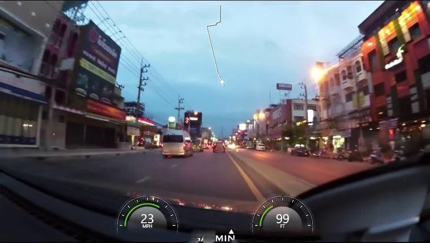 Street view near coconut budget & boutique, Hua Hin