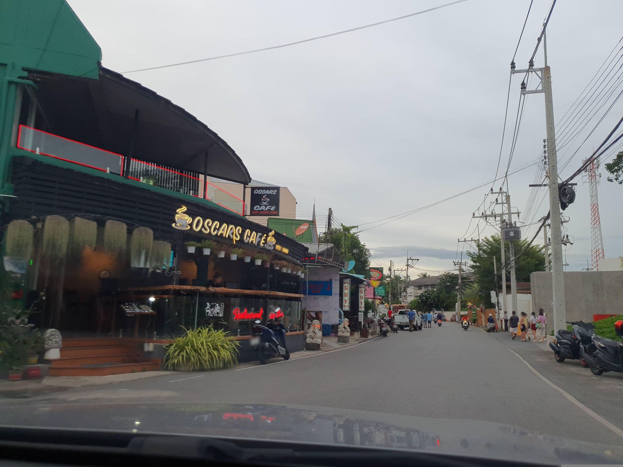 Street view near Palada Guesthouse, Hua Hin