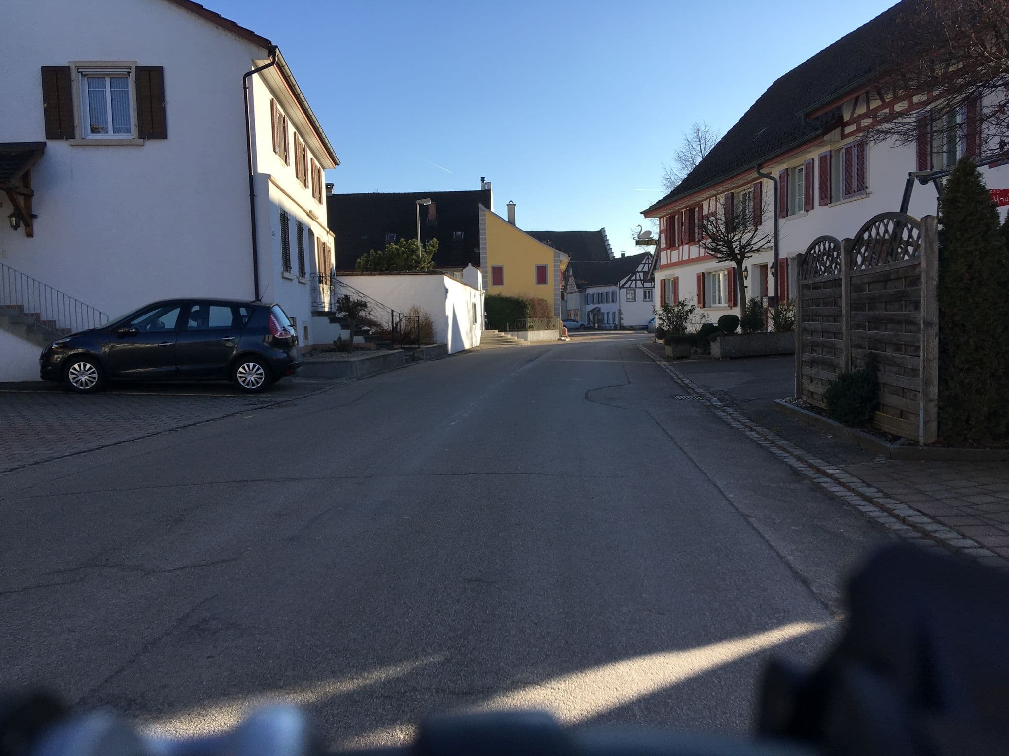 Street view near Velohotel Hirschen, Ramsen — © talkrabb (CC BY-SA · Mapillary)