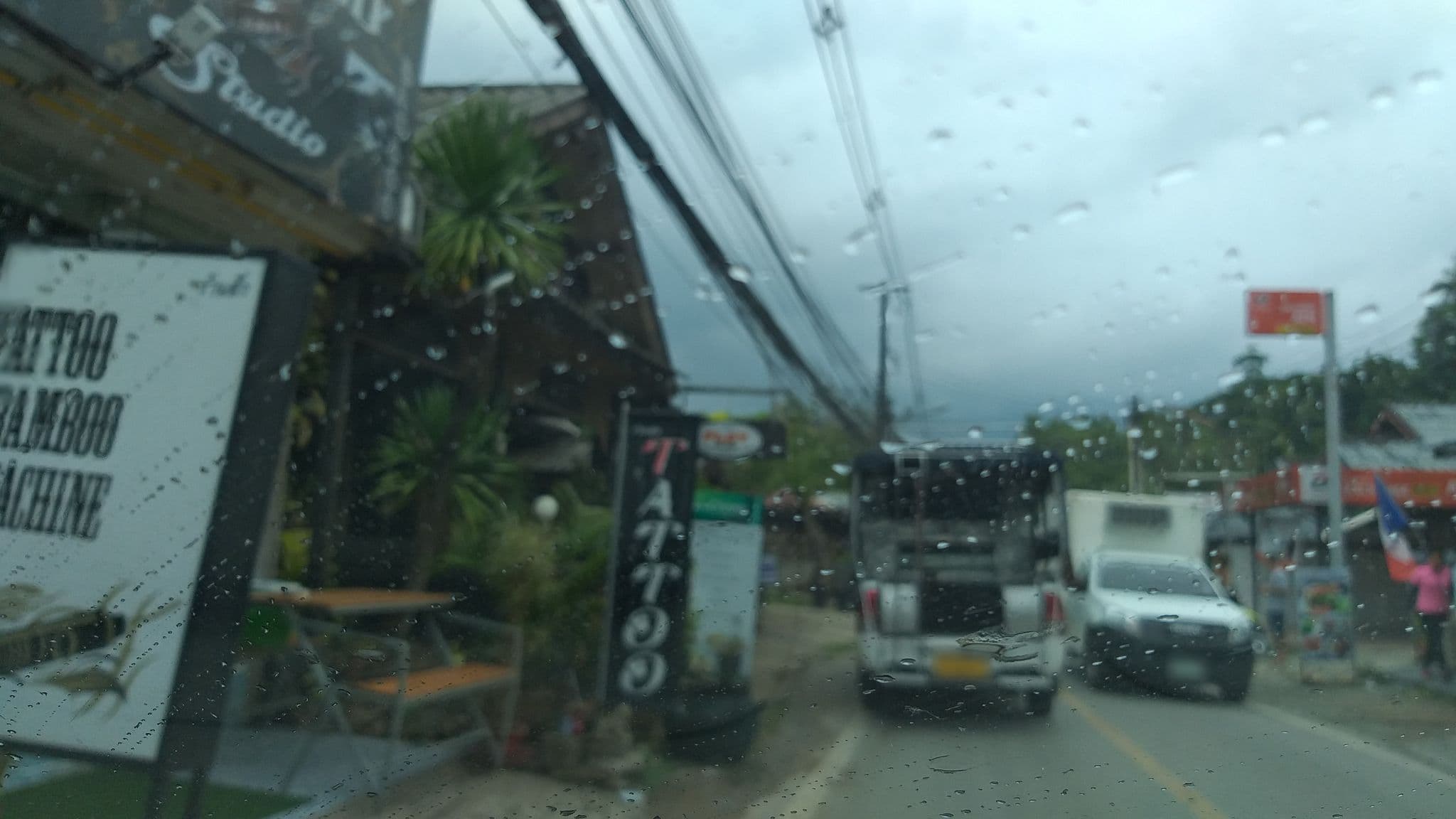 Street view near JOPHotel .Restaurant, Ko Chang