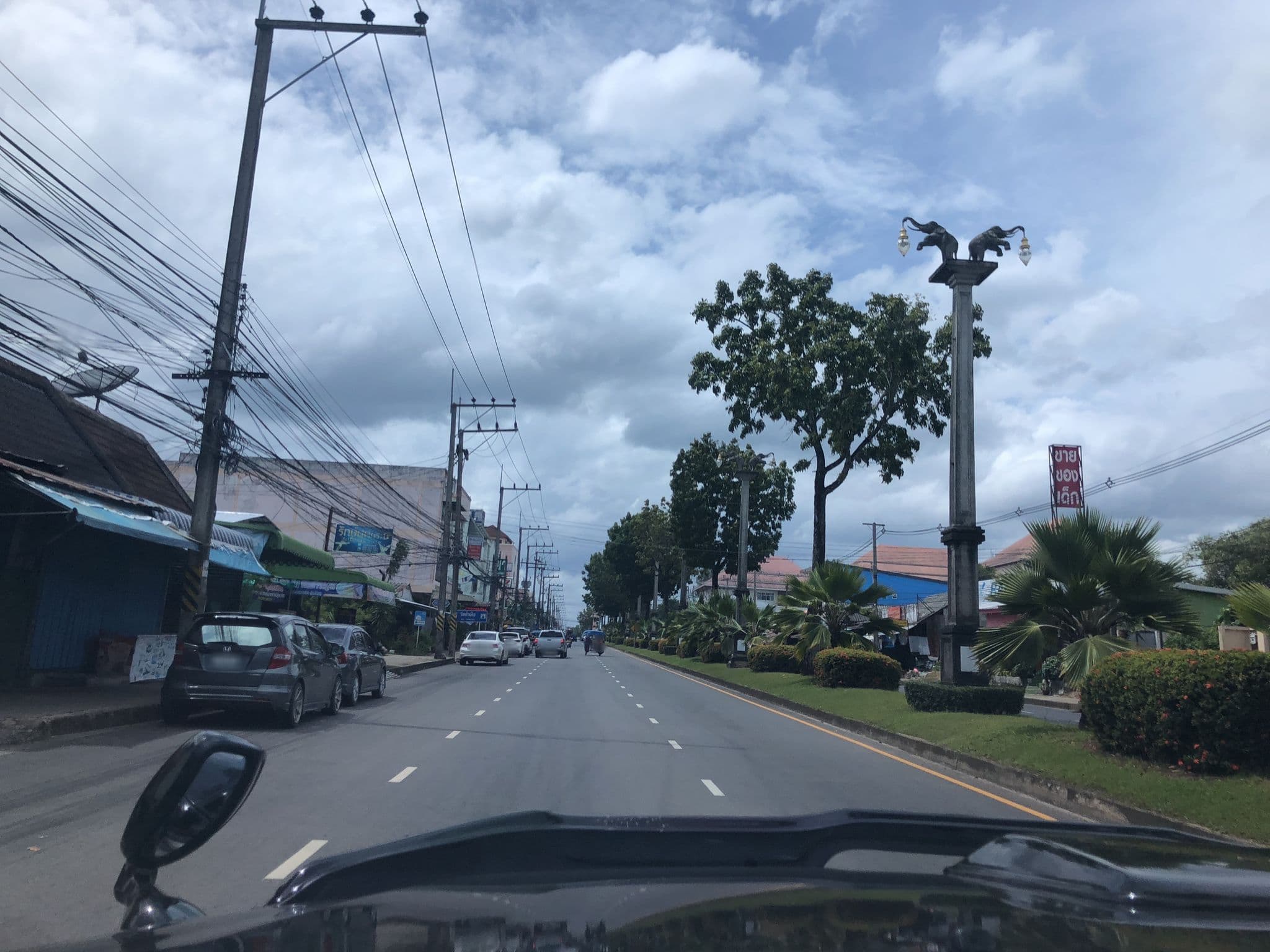 Street view near Sleep Whale Hotel, Krabi
