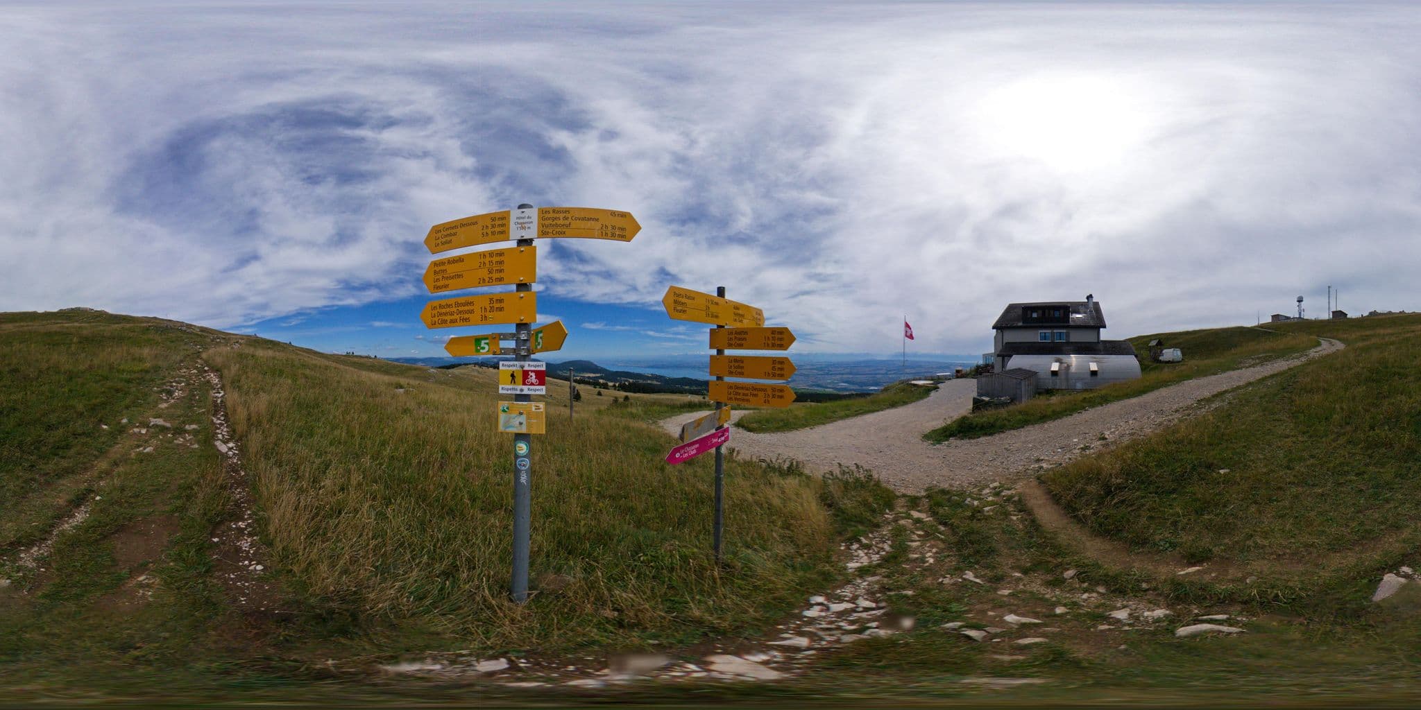 Street view near Hôtel du Chasseron, Sainte-Croix — © AllWays360 (CC BY-SA · Mapillary)