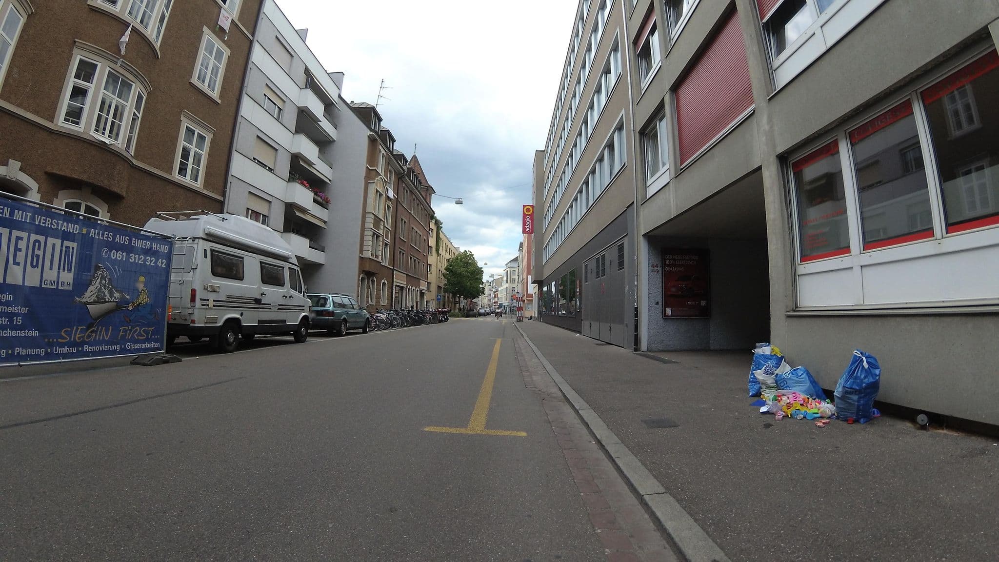 Street view near Aparthotel Adagio Basel City, Basel — © teddy73 (CC BY-SA · Mapillary)