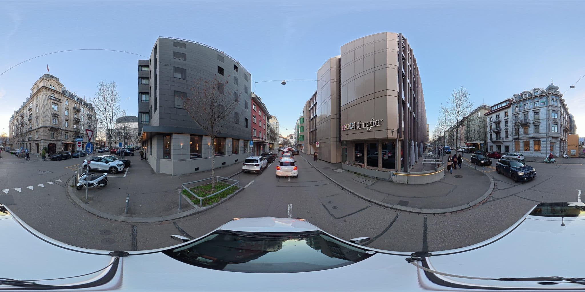 Street view near Opera, Zürich — © osmplus_org (CC BY-SA · Mapillary)