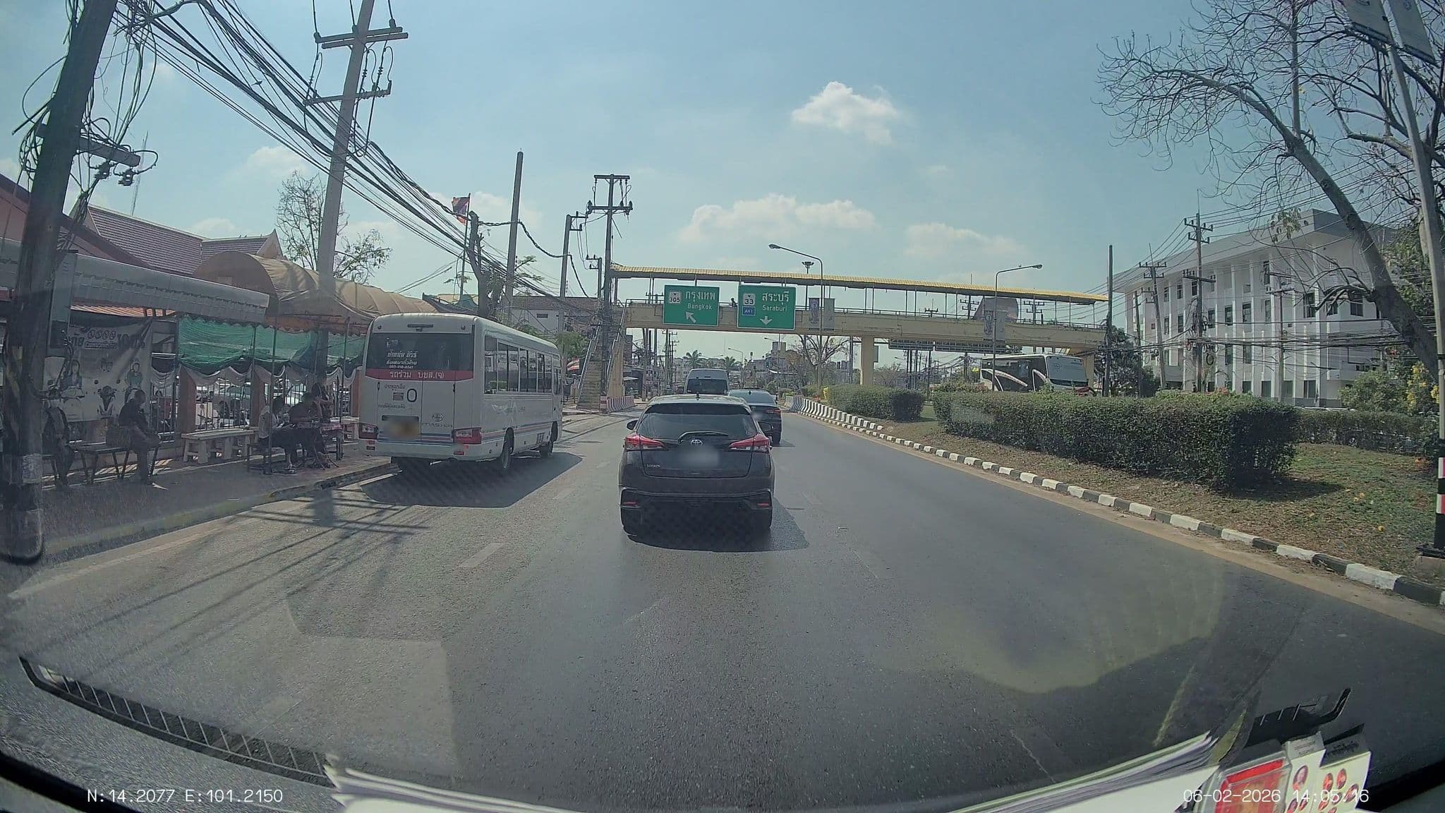Street view near Pan Jai Hotel, Nakhon Nayok — © ThailandCambodia (CC BY-SA · Mapillary)