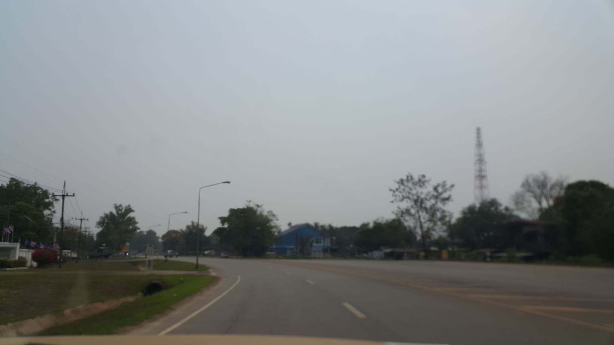 Street view near Siam Grand Hotel Nakhonphanom (โรงแรมสยามแกรนด์), Nakhon Phanom — © jrcarlsen (CC BY-SA · Mapillary)