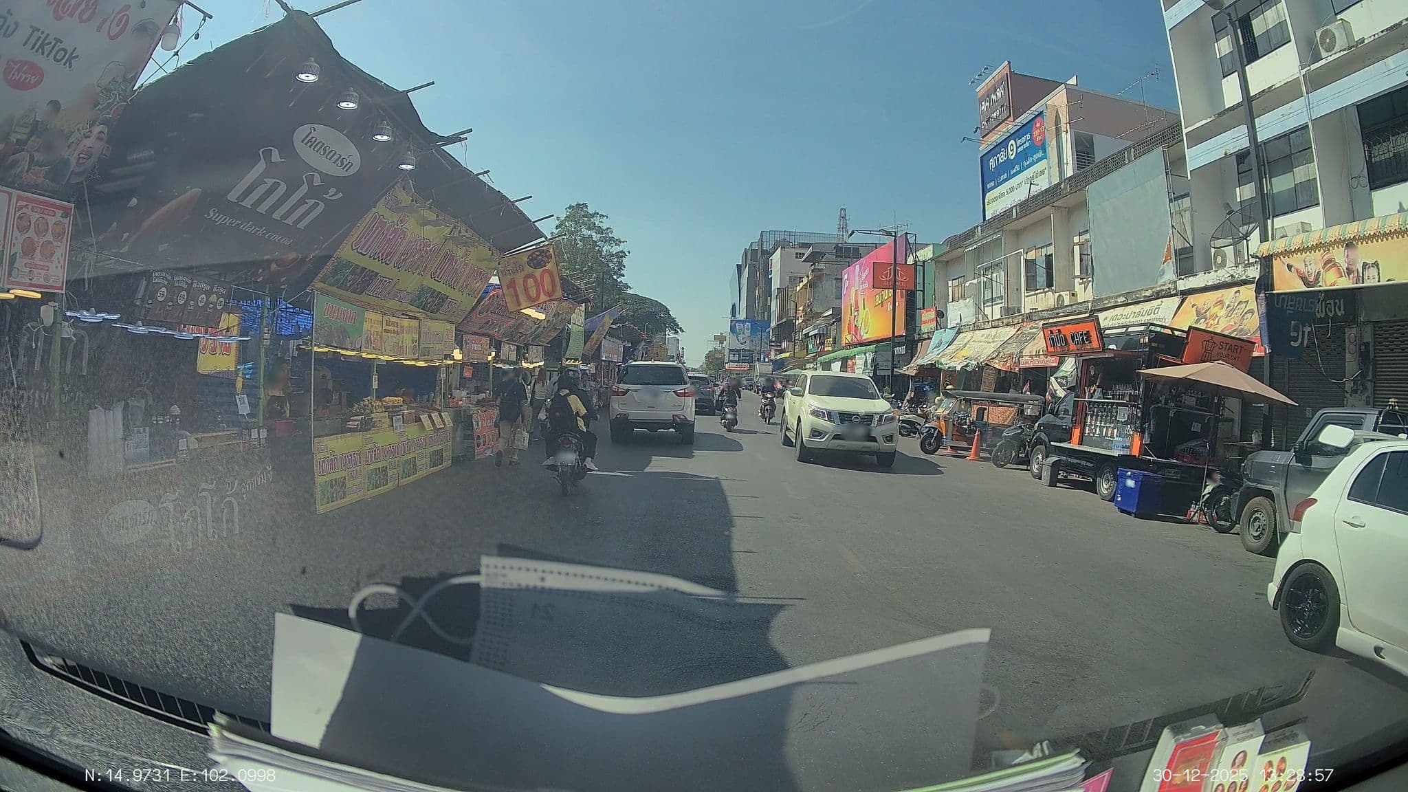 Street view near JJ Place Korat, Nakhon Ratchasima — © ThailandCambodia (CC BY-SA · Mapillary)