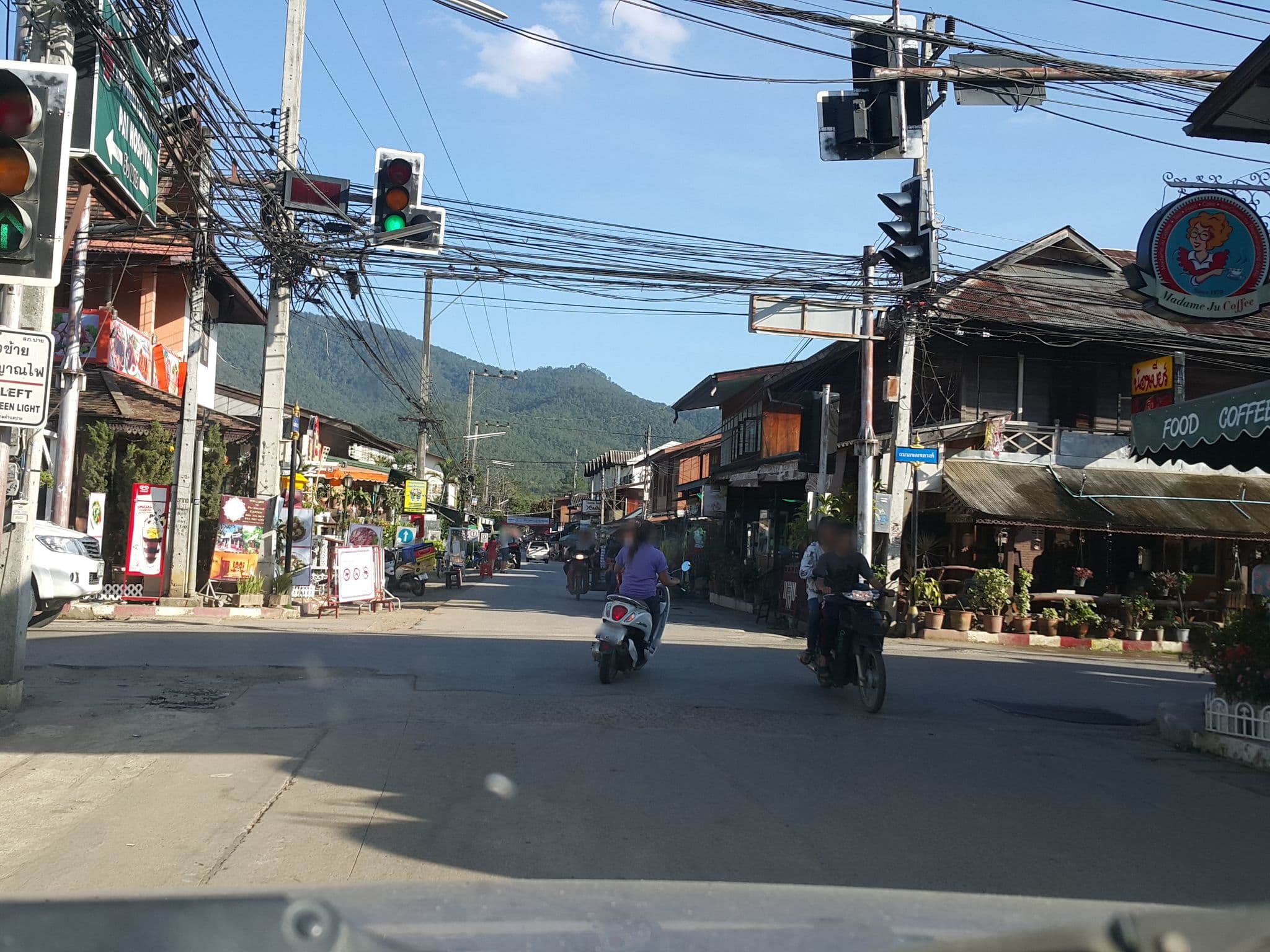 Street view near Bella villa drop/pick-up spot, Pai