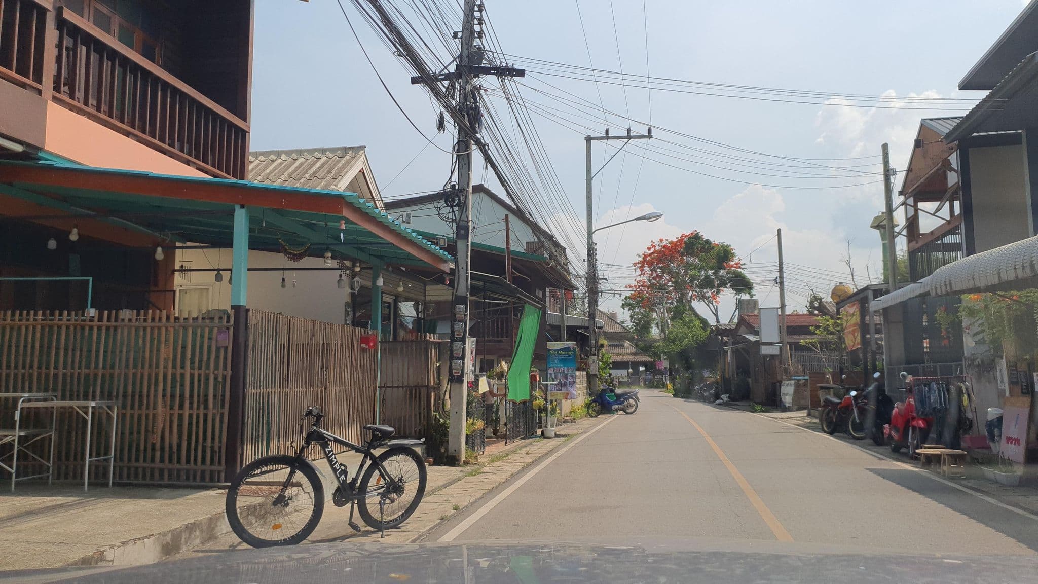 Street view near Baan pranai in Pai hotel, Pai