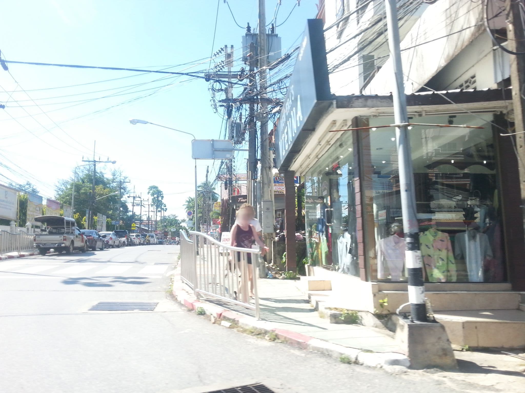 Street view near Blue Planet Hotel, Patong