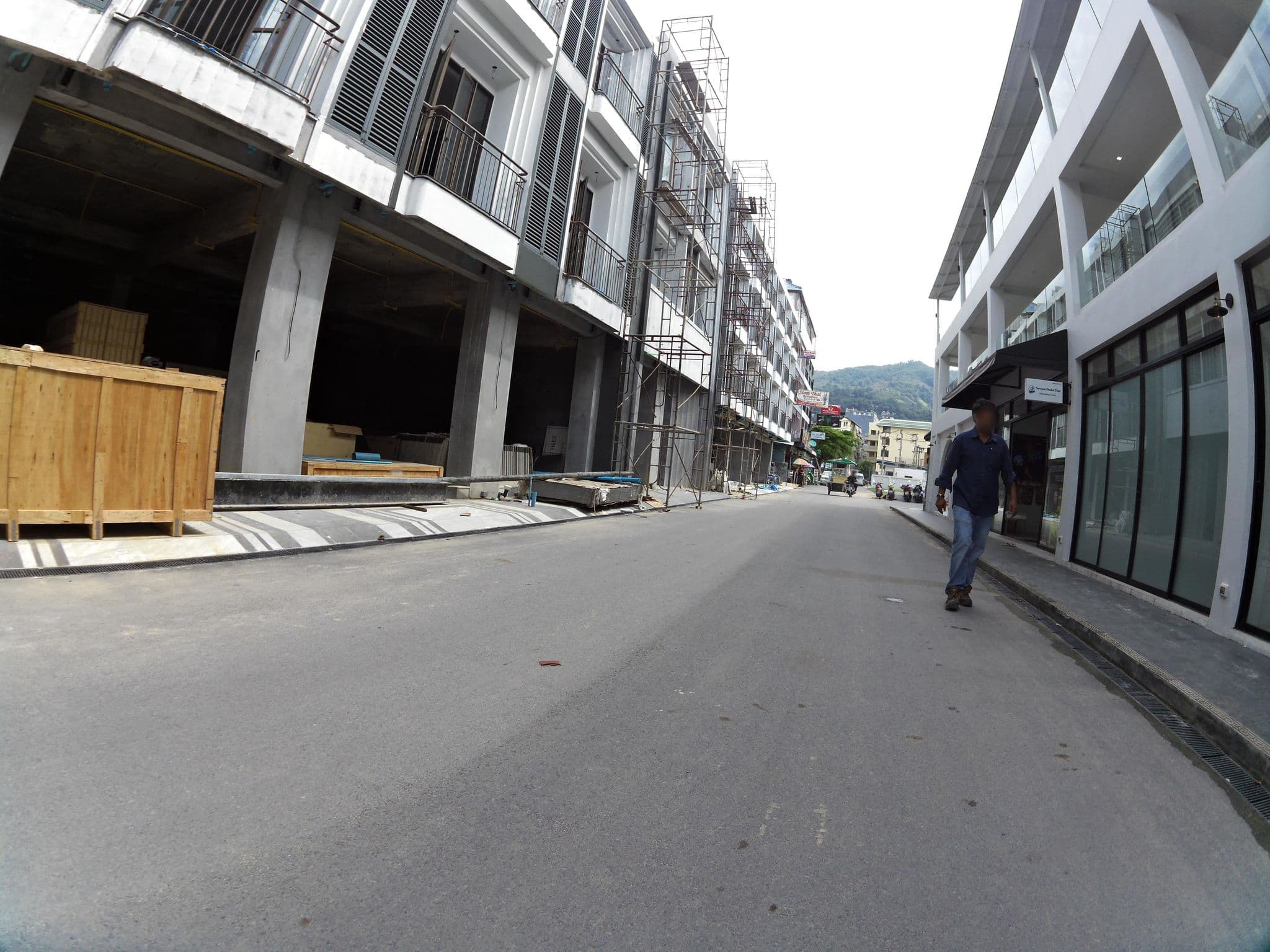 Street view near Bandalo Boutique Hotel, Patong
