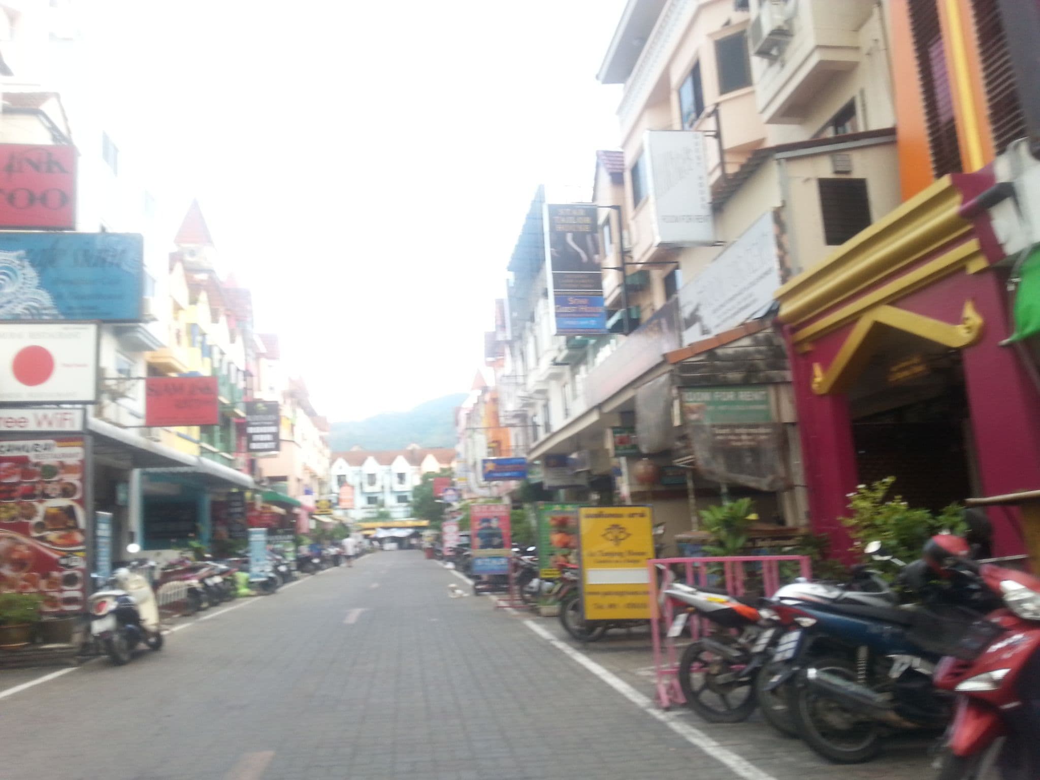 Street view near Rendez Vous Hotel, Patong