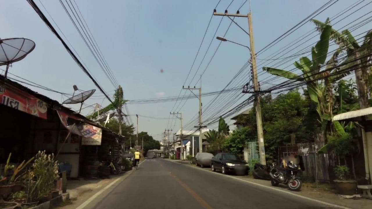 Street view near Krodyle Mindfulness House, Phra Nakhon Si Ayutthaya