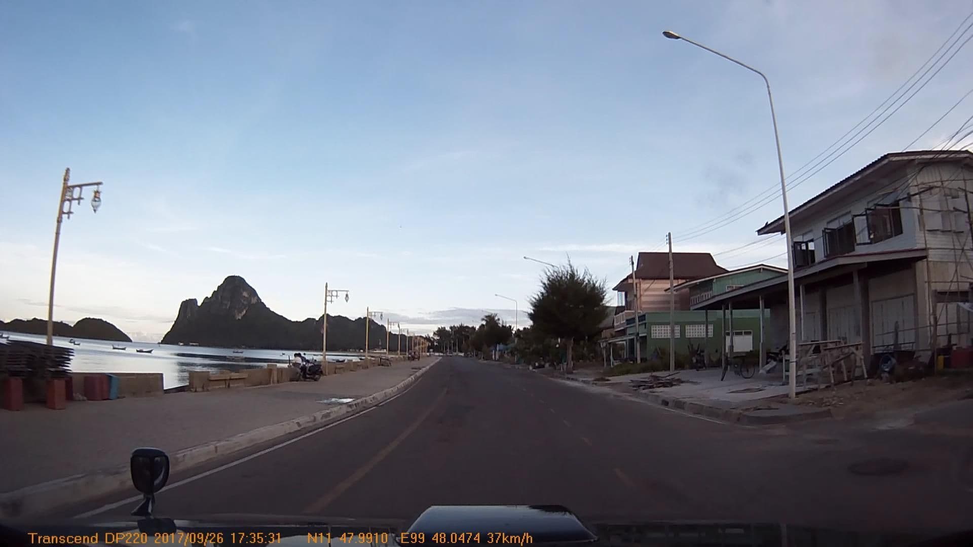 Street view near Hostel 126 Cafe' & Bar, Prachuap Khiri Khan — © mapcreator (CC BY-SA · Mapillary)