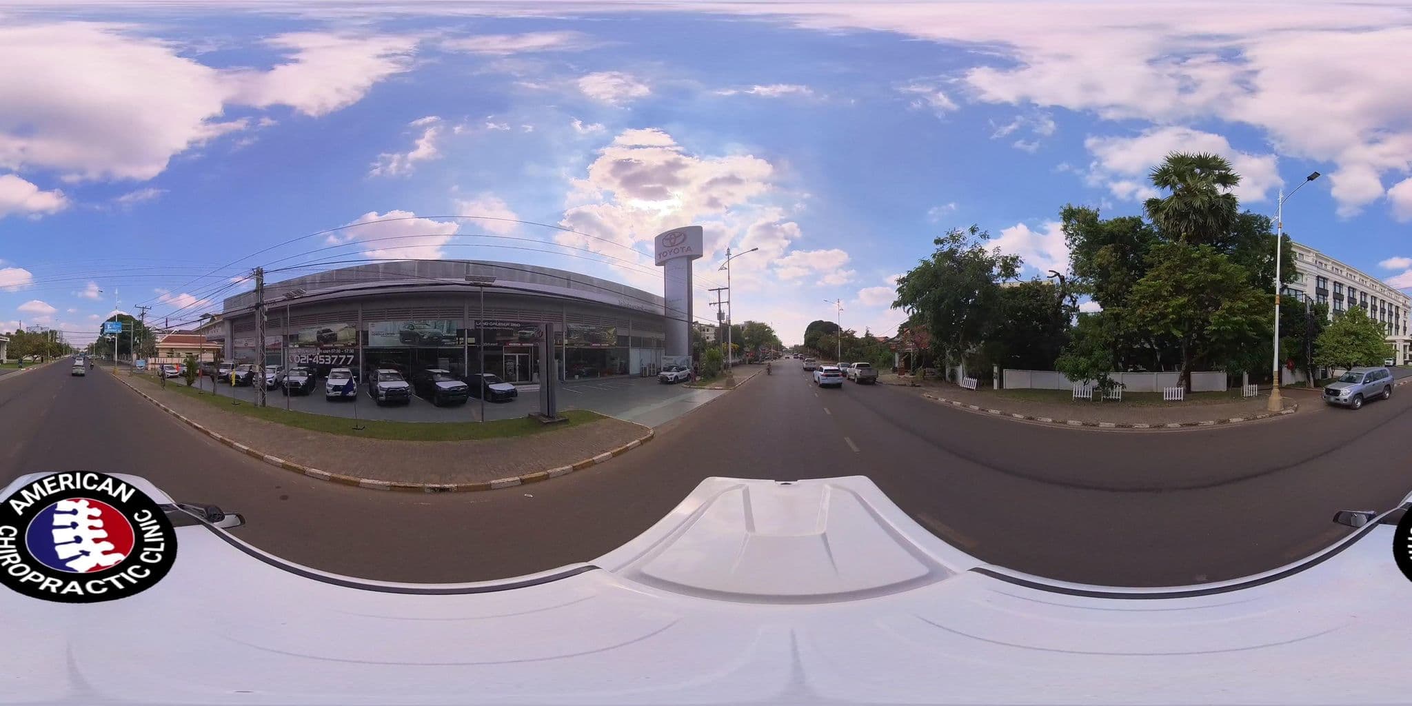 Street view near Souphattra Hotel Vientiane, Si Chiang Mai — © DrLogan (CC BY-SA · Mapillary)
