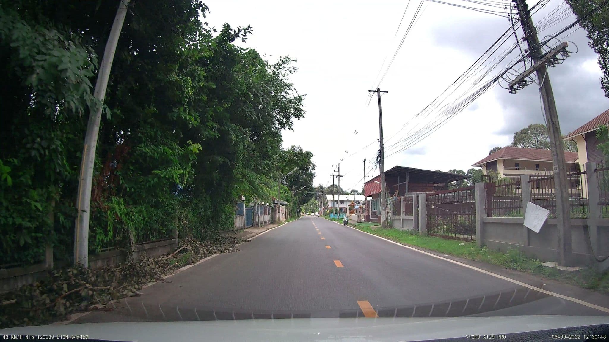 Street view near Maek Mai Hotel, Si Sa Ket — © ThailandCambodia (CC BY-SA · Mapillary)