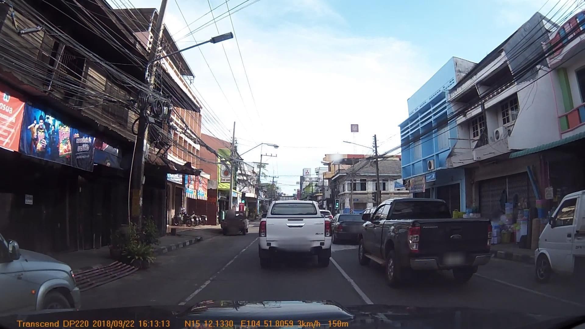 Street view near Charoen Suk Hotel, Warin Chamrap — © mapcreator (CC BY-SA · Mapillary)
