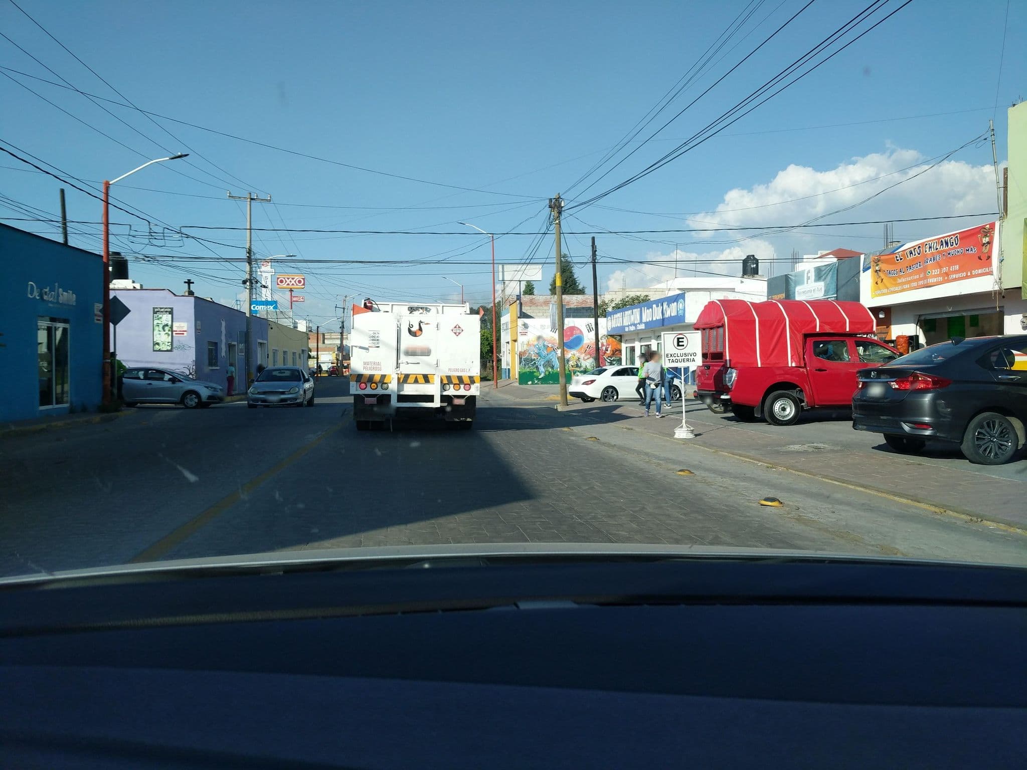 Street view near Hotel San Pedrito, Cholula — © mphathaway (CC BY-SA · Mapillary)