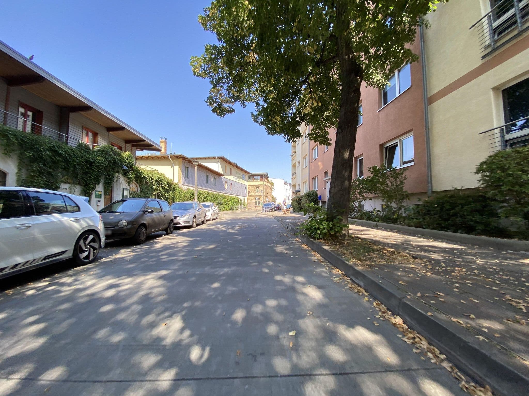Street view near Seminar und Gästehaus Flussbad Gartenstrasse, Berlin Köpenick — © eserte (CC BY-SA · Mapillary)