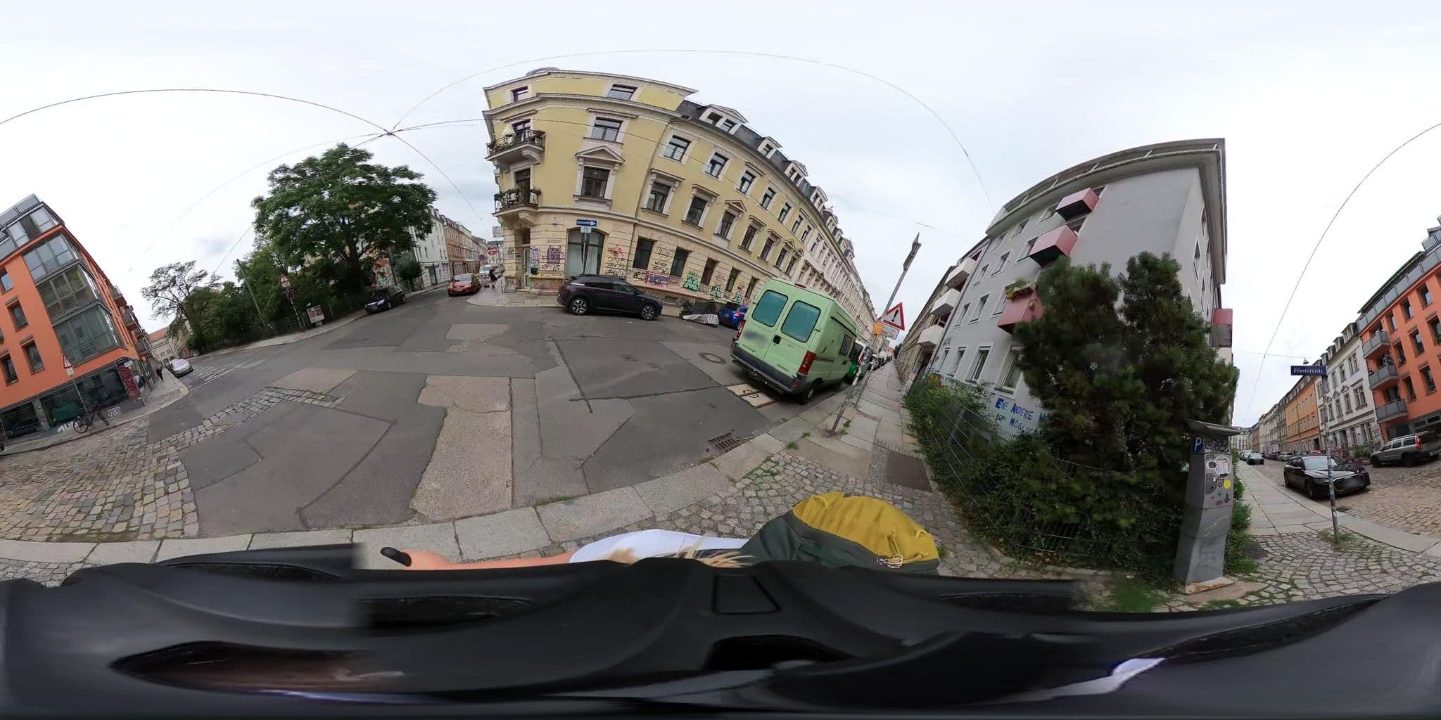 Street view near Limehome Dresden Jordanstraße, Äußere Neustadt — © geowatti (CC BY-SA · Mapillary)